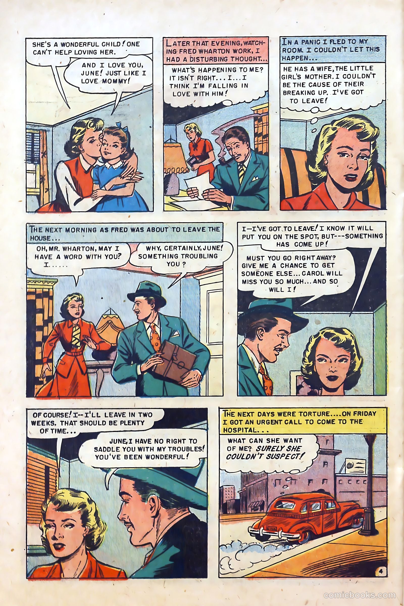 Intimate Confessions #6 (1952) — page 22 of 36