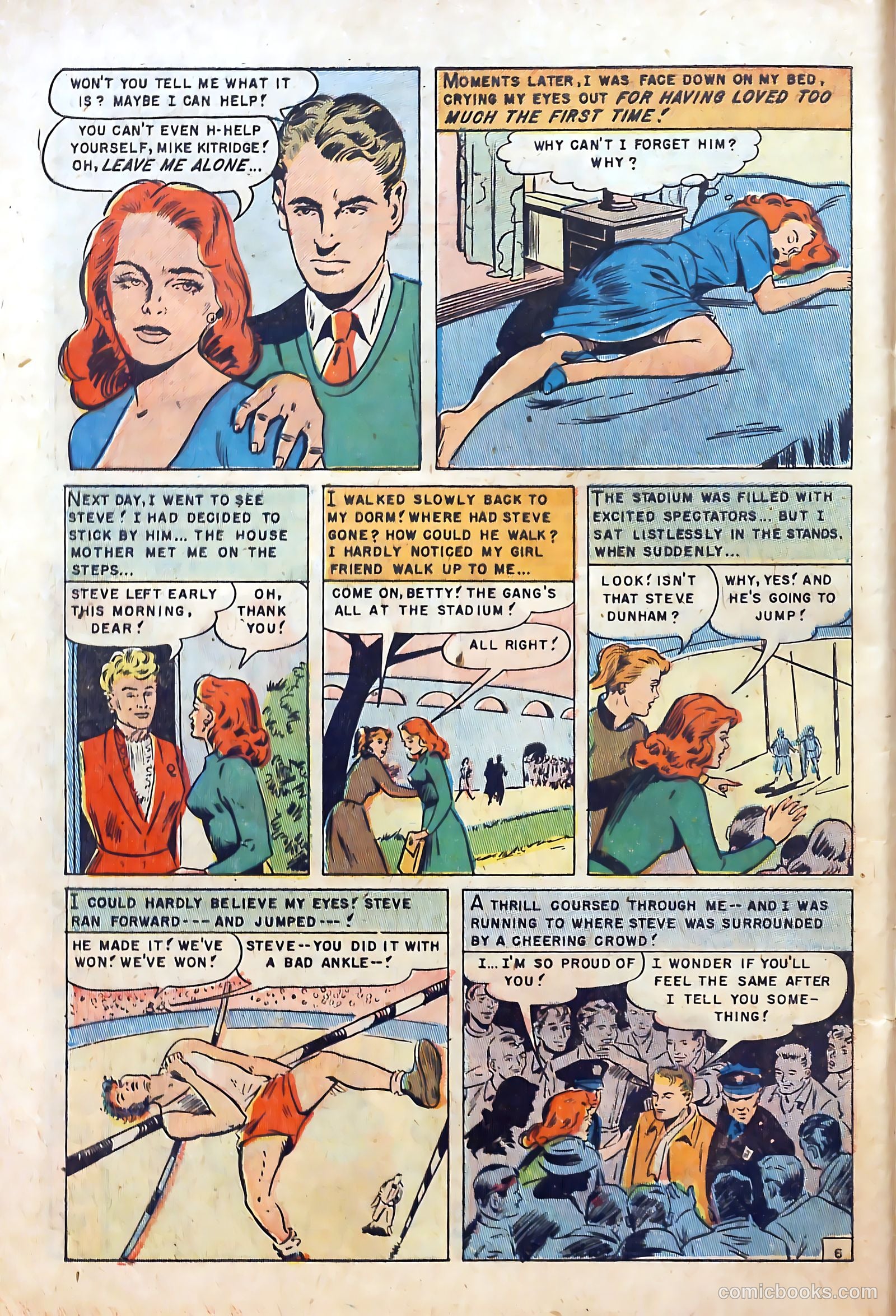 Intimate Confessions #6 (1952) — page 32 of 36
