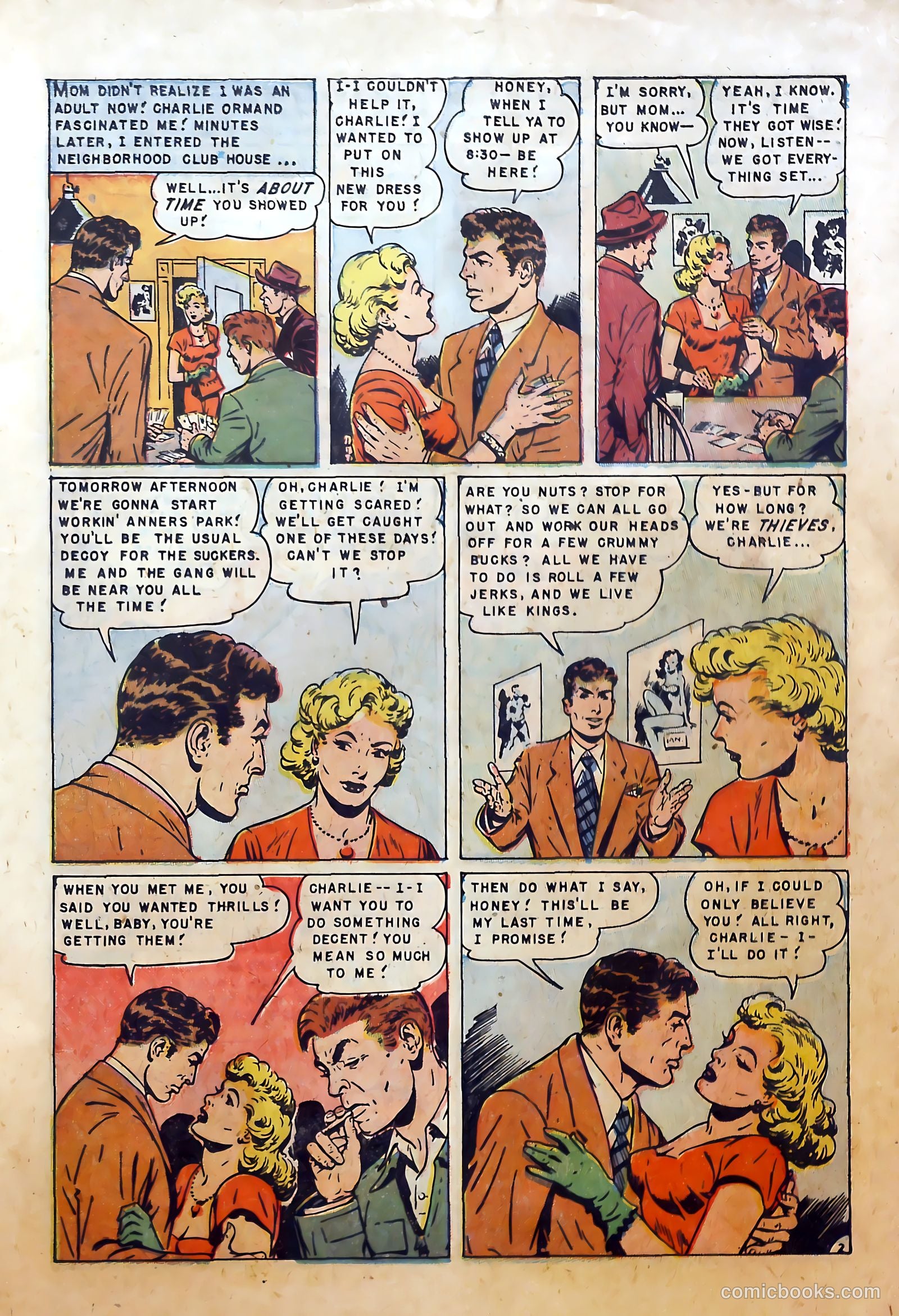 Intimate Confessions #7 (1952) — page 11 of 36