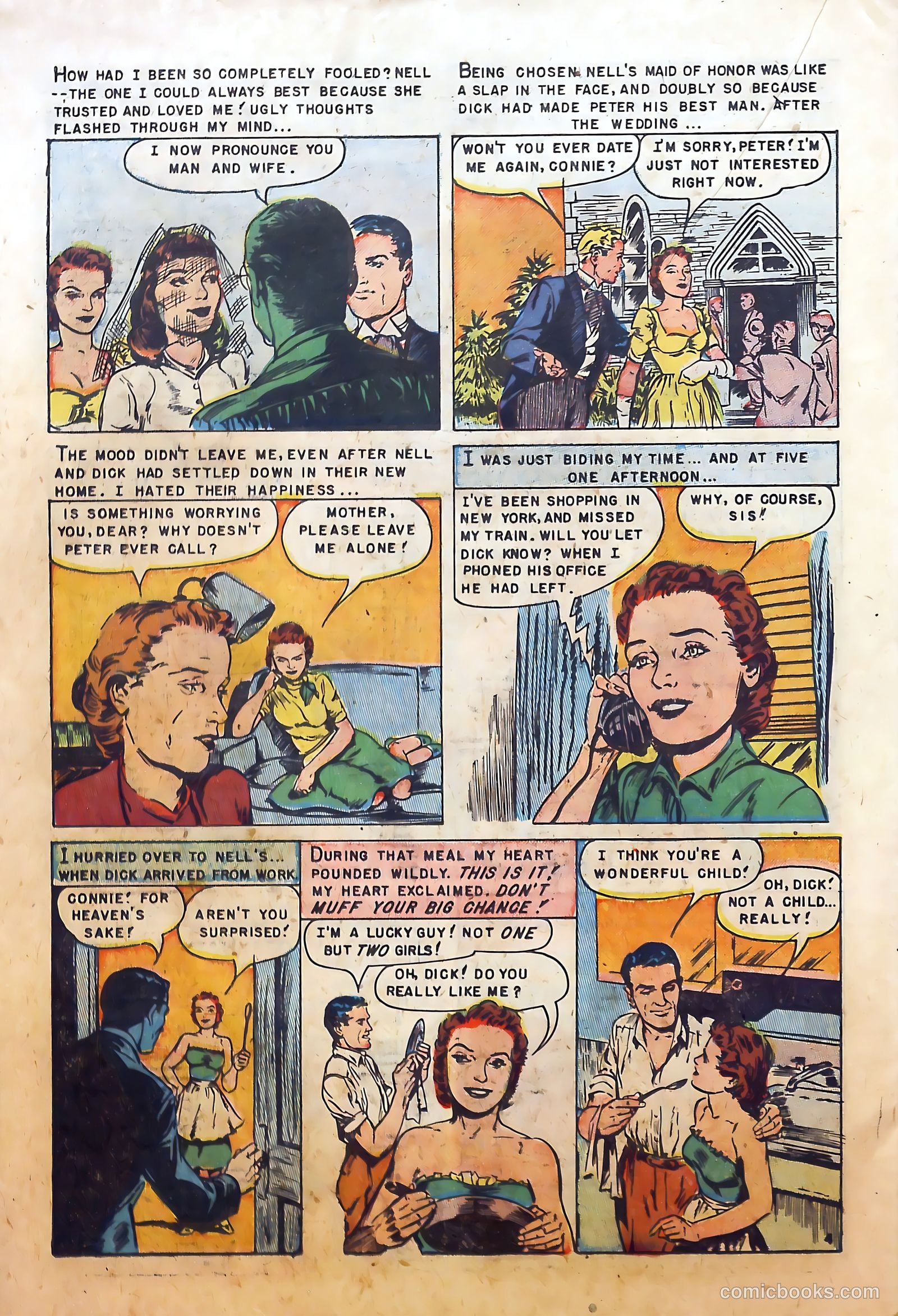 Intimate Confessions #7 (1952) — page 22 of 36
