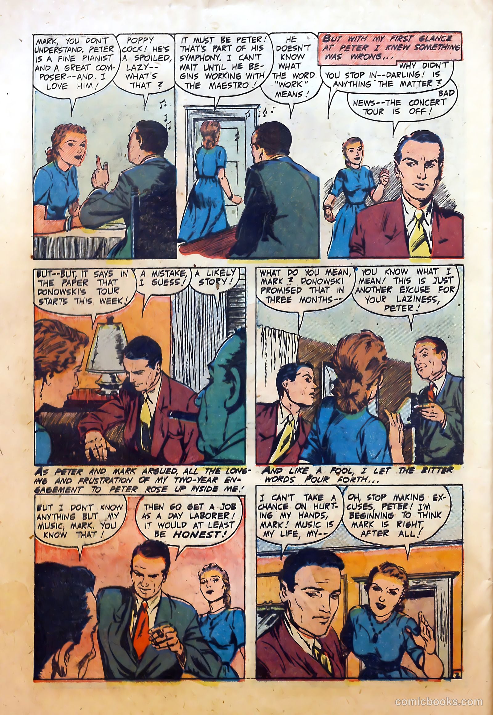 Intimate Confessions #7 (1952) — page 28 of 36