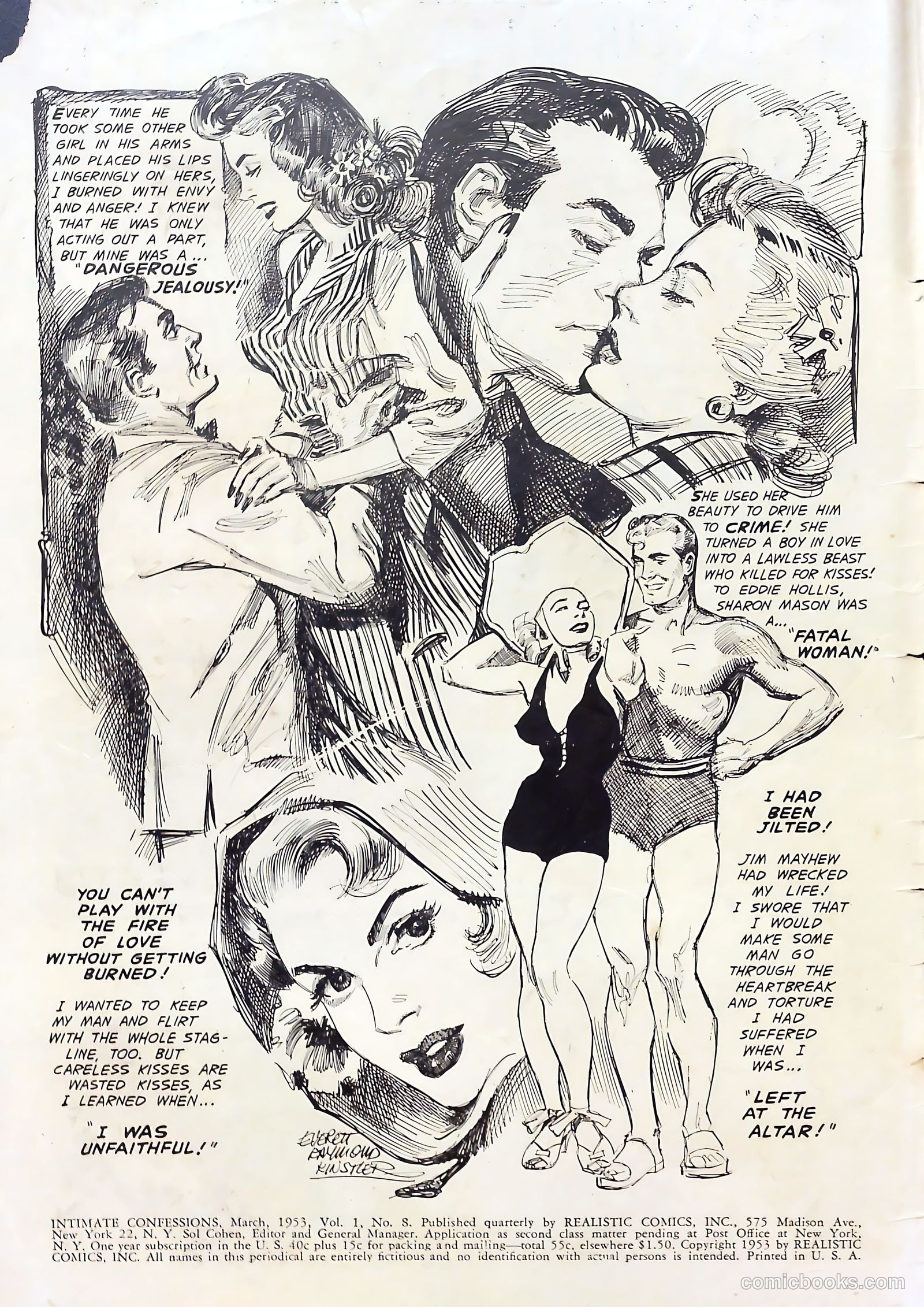 Intimate Confessions #8 (1953) — page 2 of 36