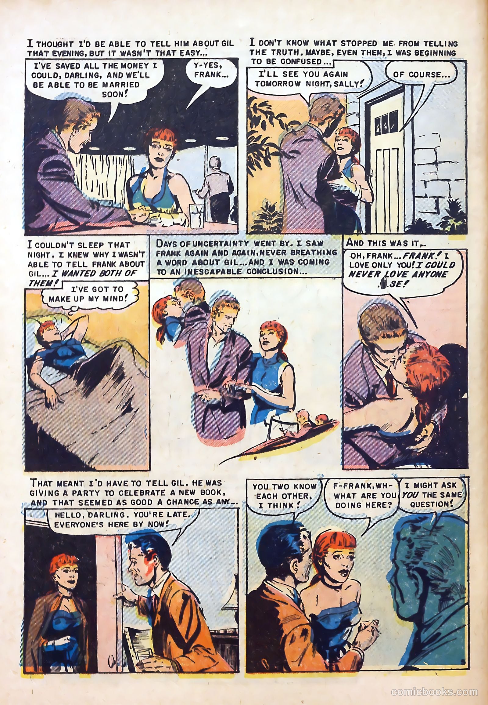 Intimate Confessions #8 (1953) — page 32 of 36