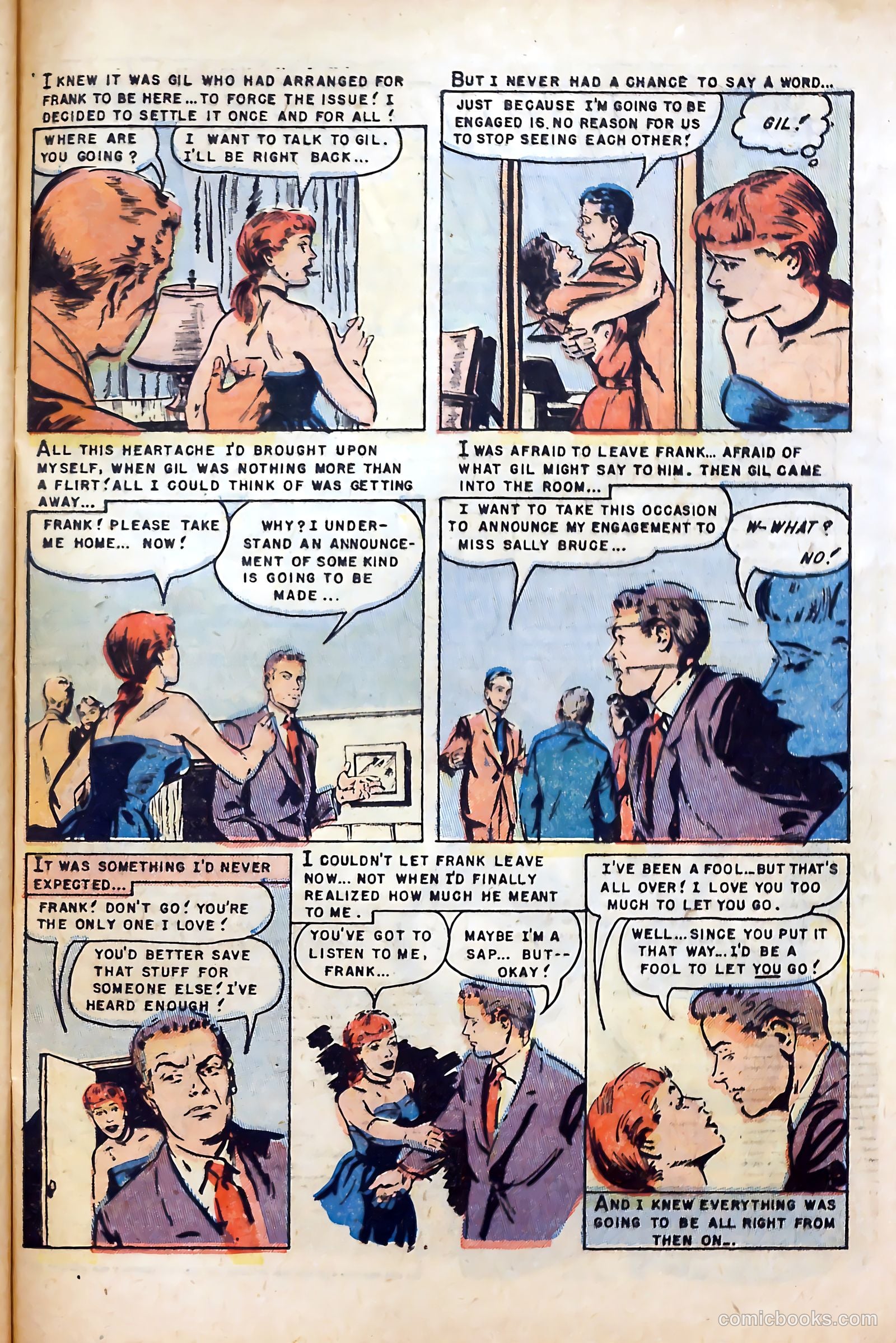 Intimate Confessions #8 (1953) — page 33 of 36