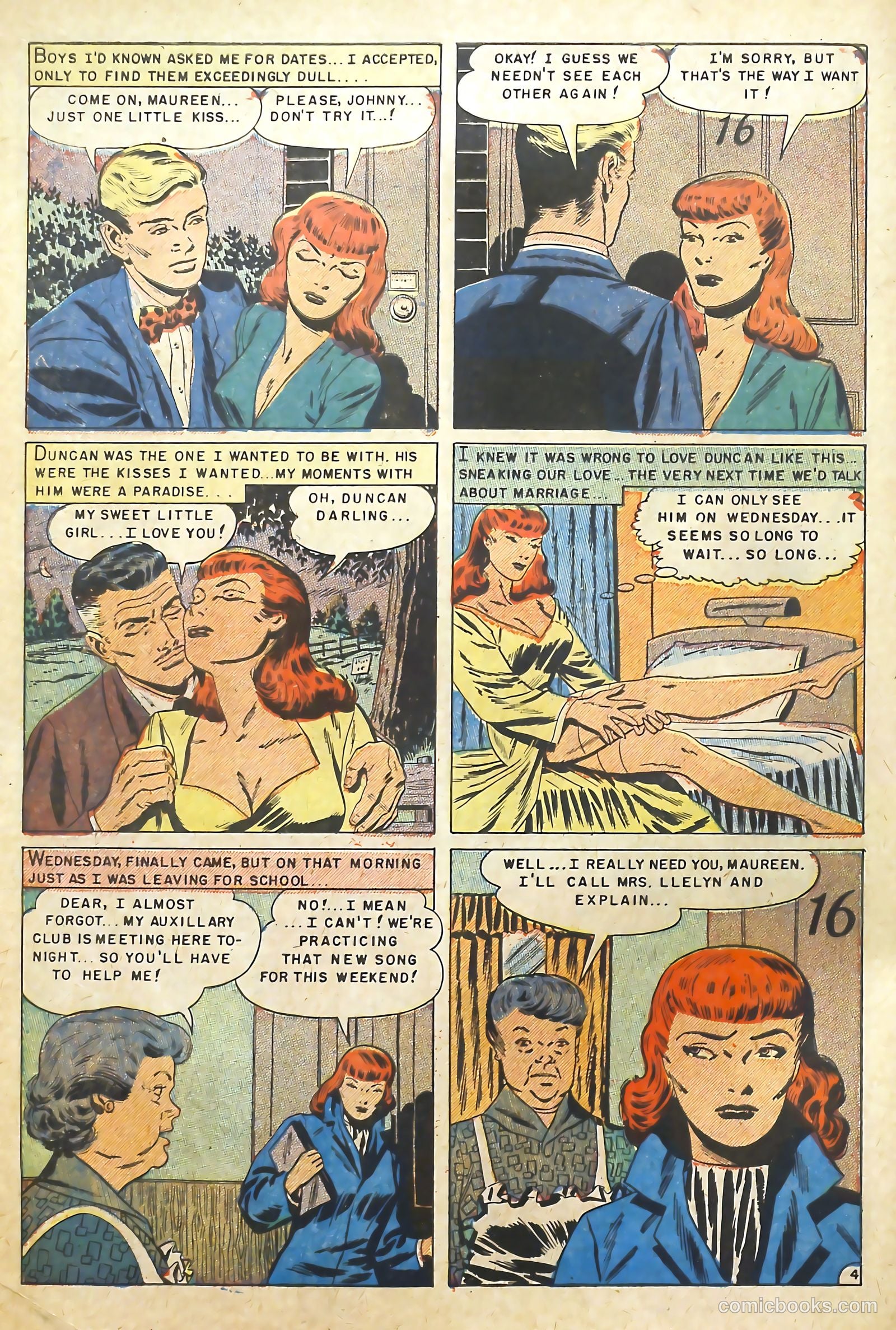 Intimate Confessions #9 (1958) — page 6 of 36