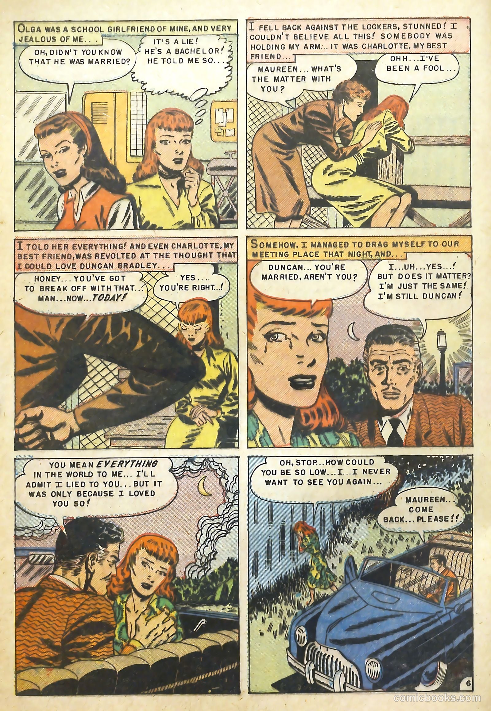 Intimate Confessions #9 (1958) — page 8 of 36