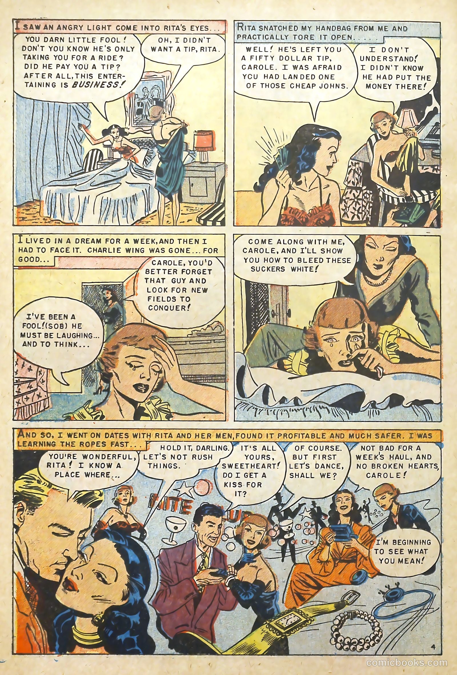 Intimate Confessions #9 (1958) — page 22 of 36