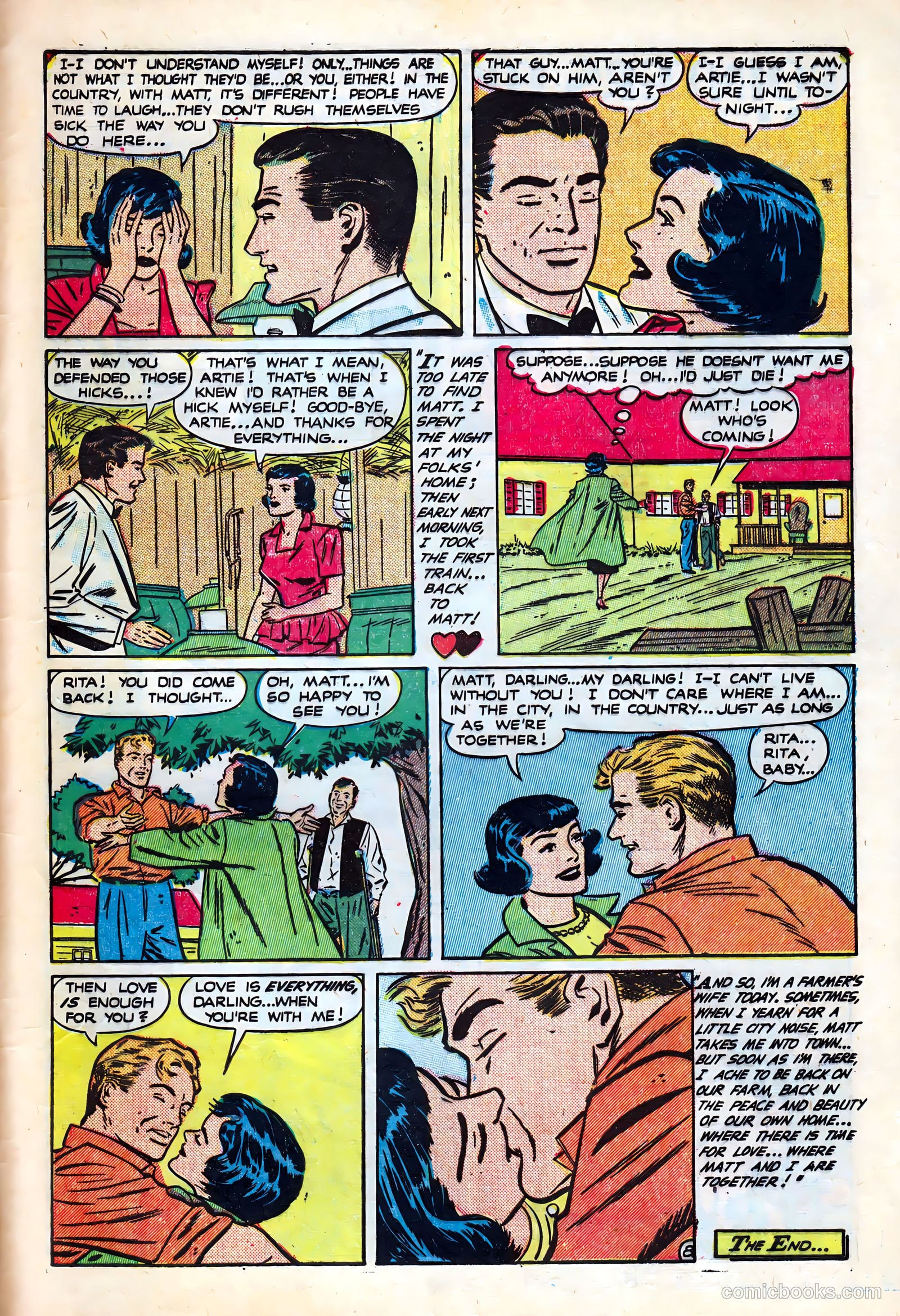 Intimate Love #14 (1951) — page 33 of 36