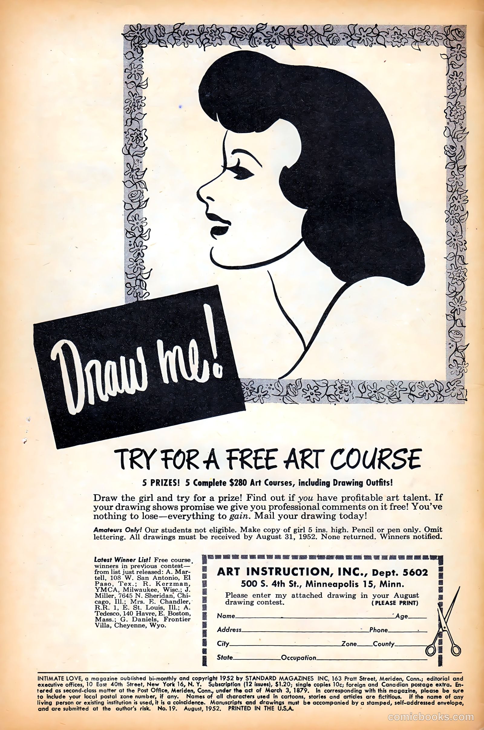 Intimate Love #19 (1952) — page 2 of 37