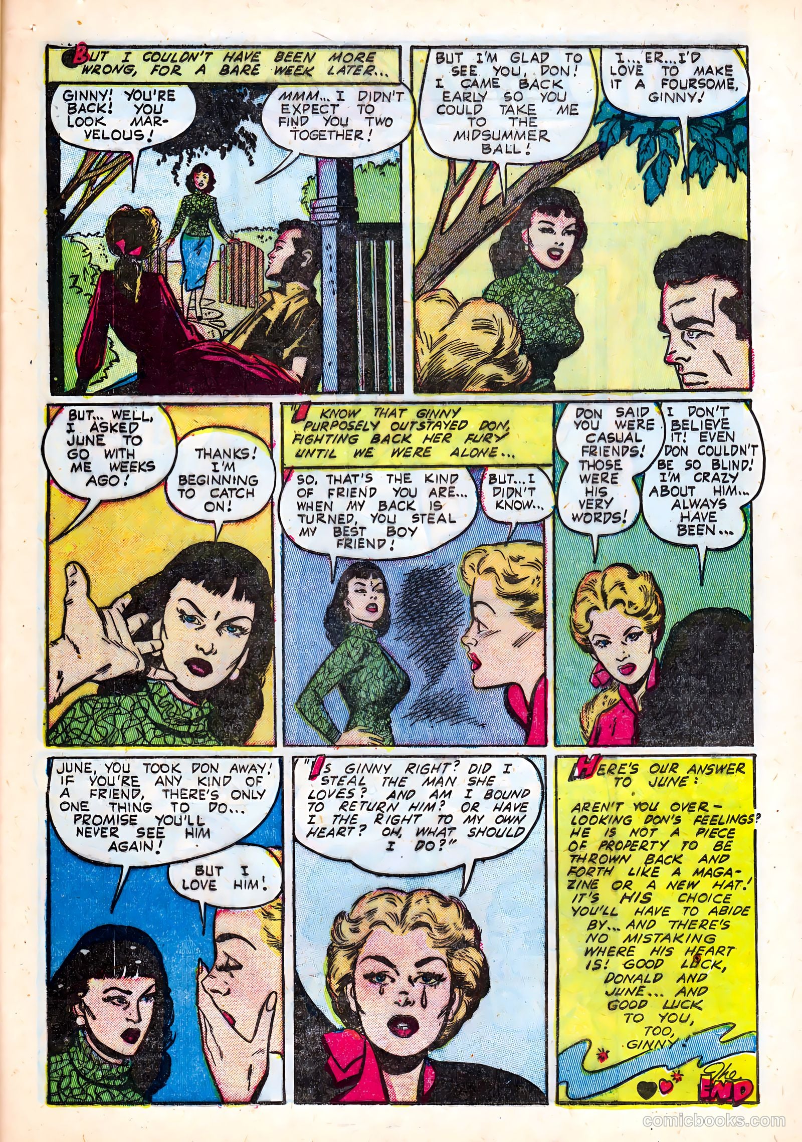 Intimate Love #26 (1954) — page 25 of 37