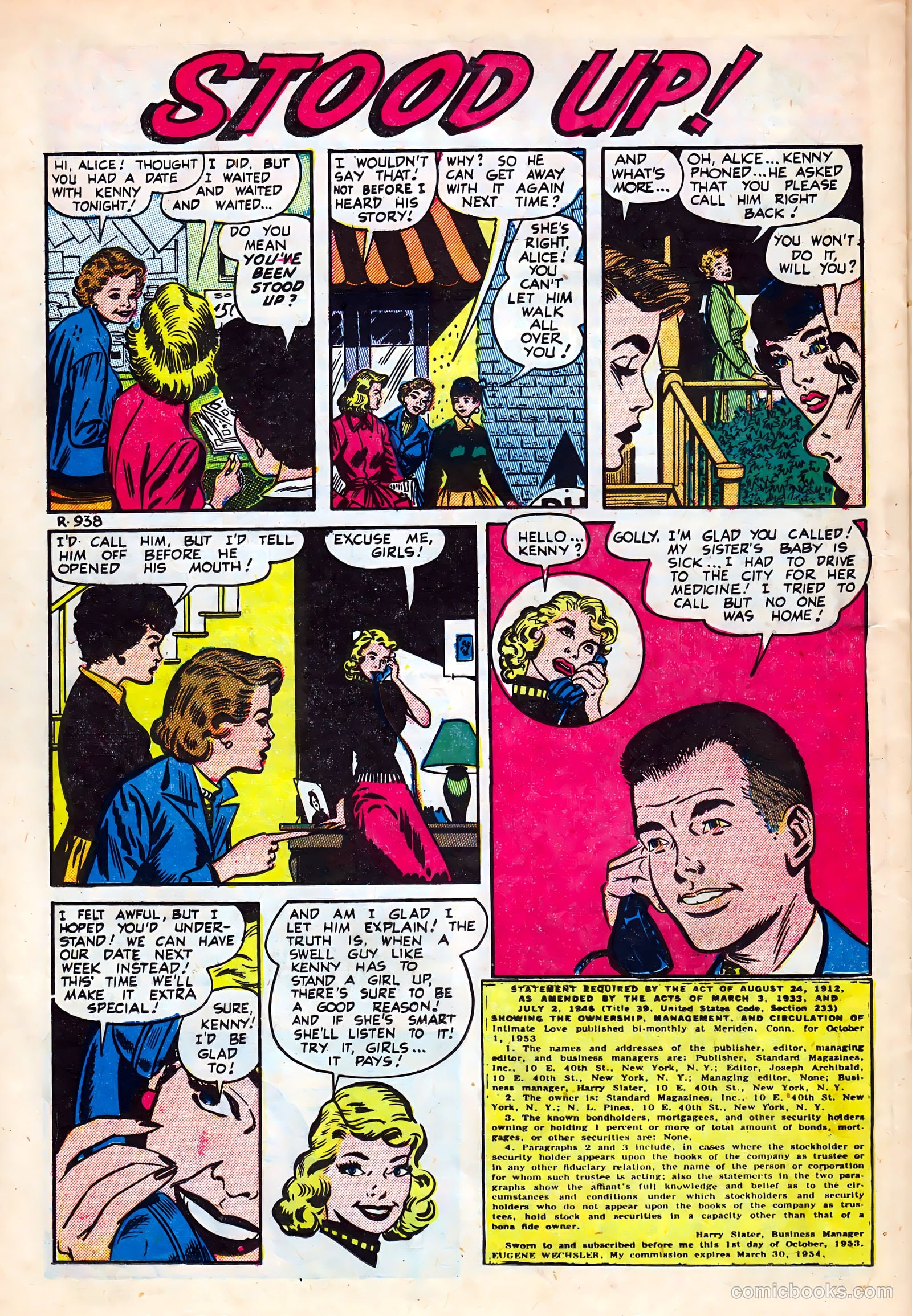 Intimate Love #27 (1954) — page 22 of 36