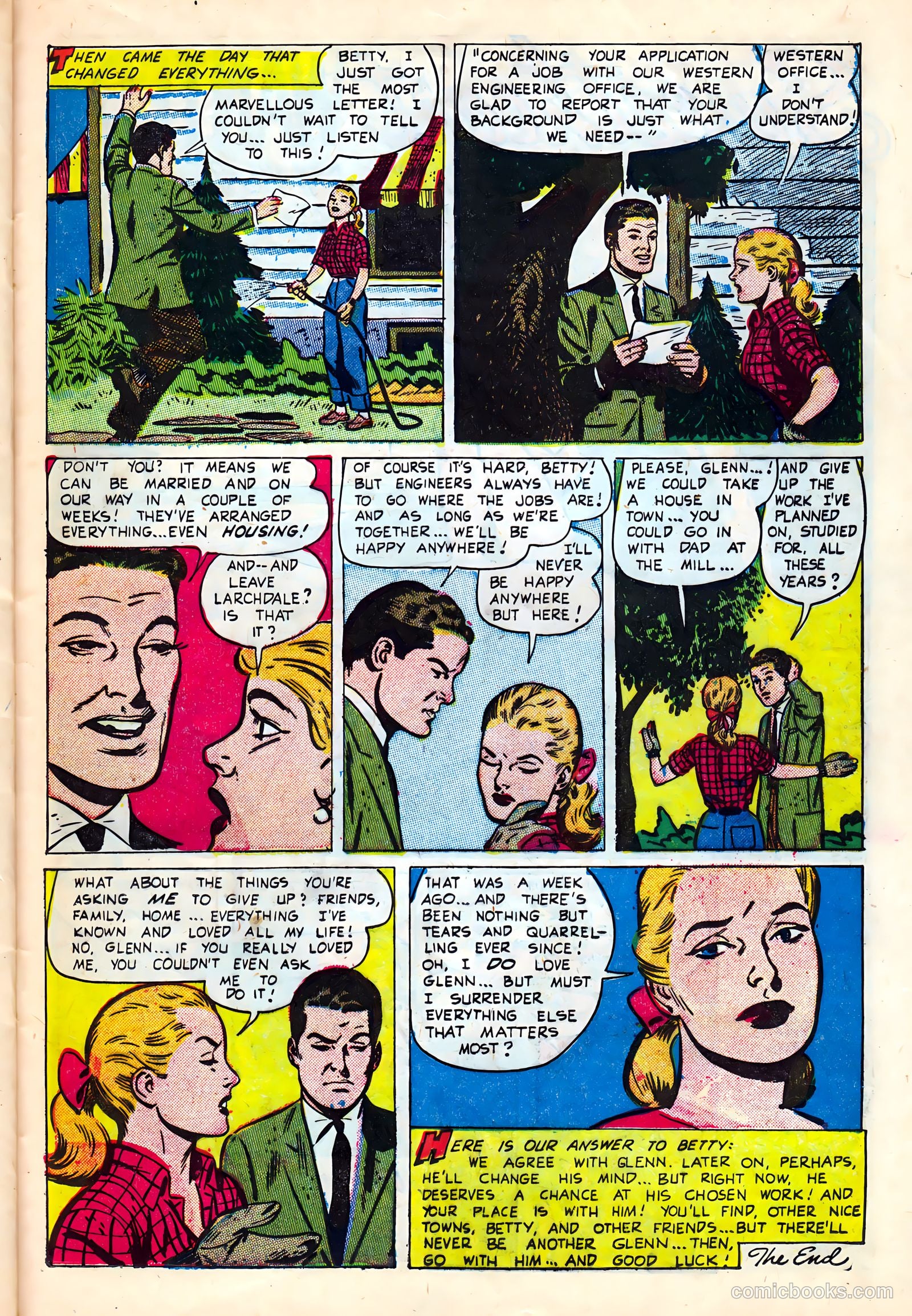 Intimate Love #27 (1954) — page 25 of 36