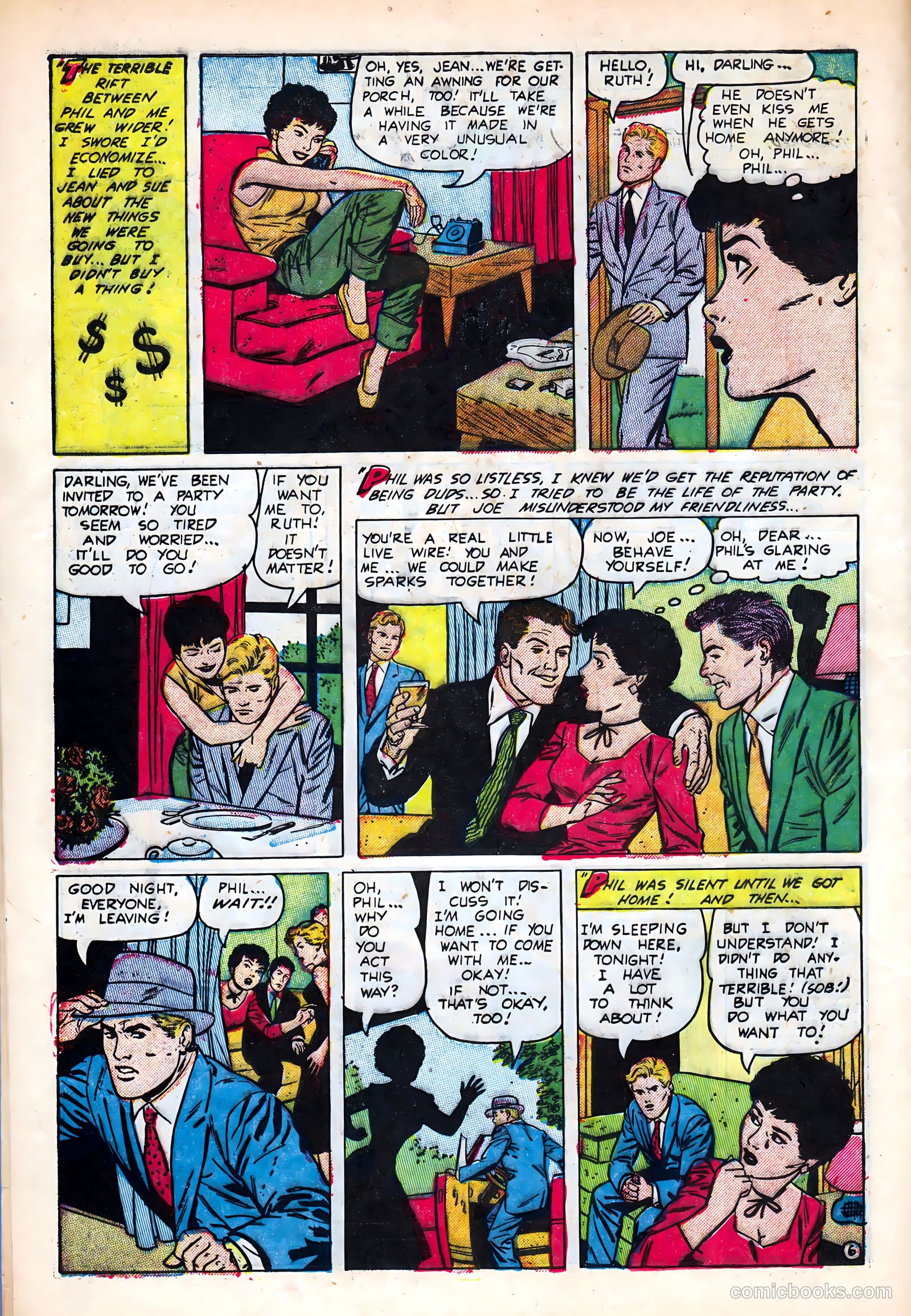 Intimate Love #28 (1954) — page 8 of 38