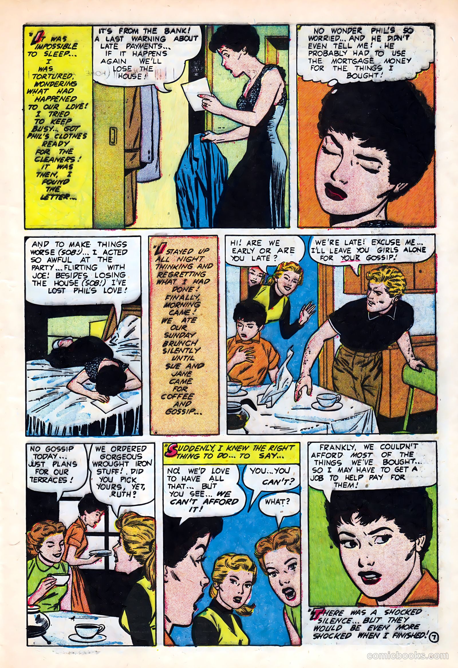 Intimate Love #28 (1954) — page 9 of 38
