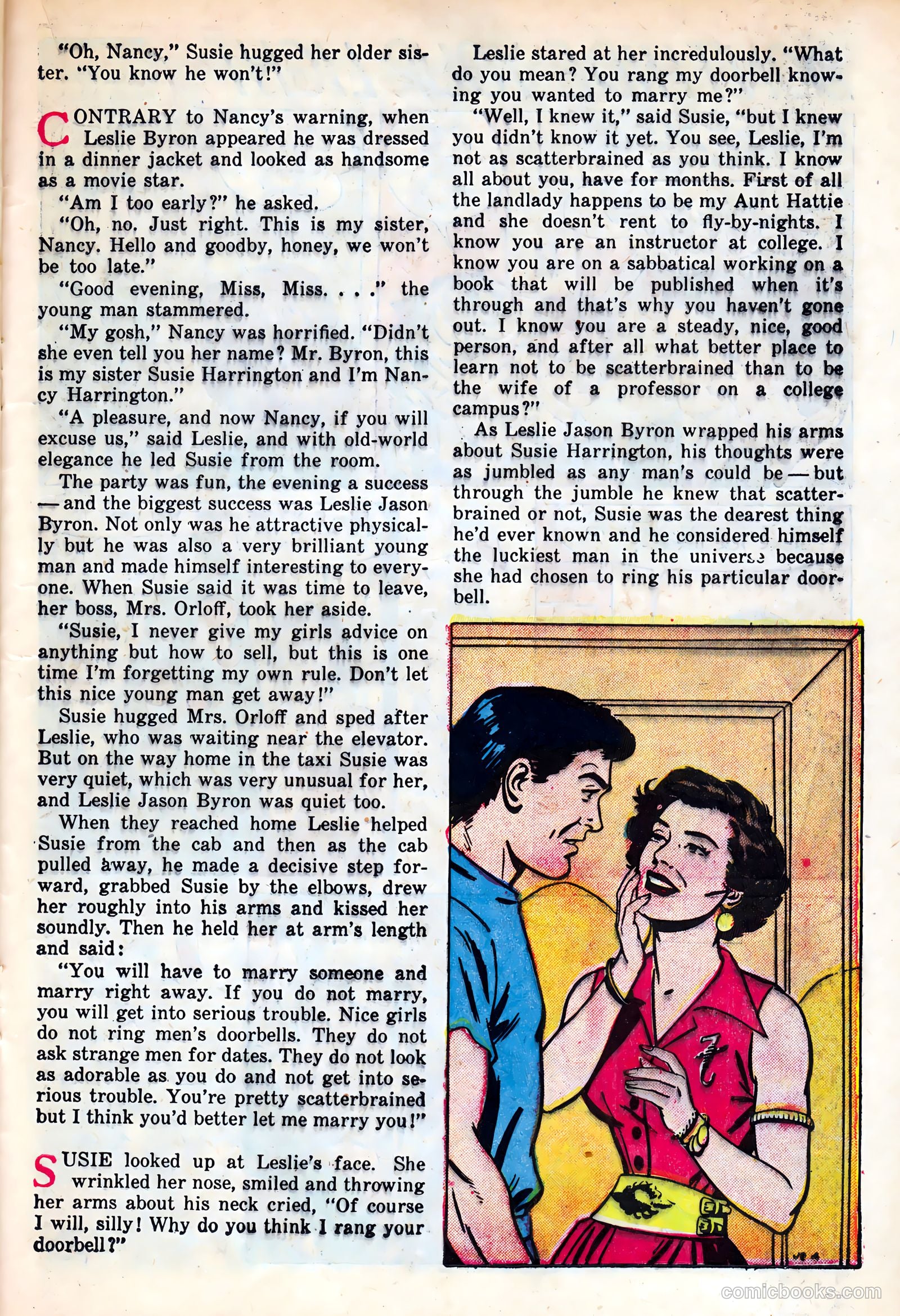 Intimate Love #28 (1954) — page 21 of 38