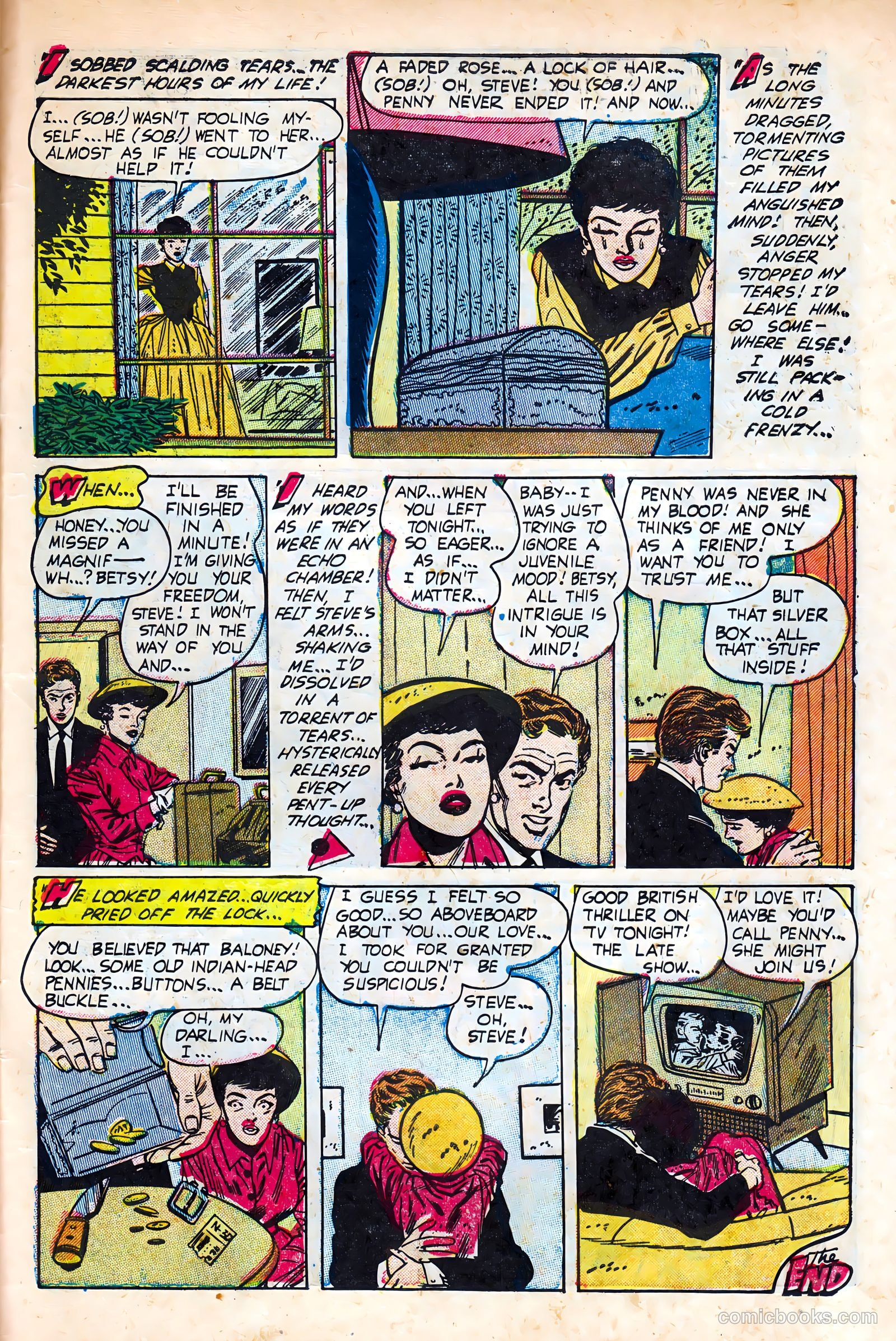 Intimate Love #28 (1954) — page 31 of 38