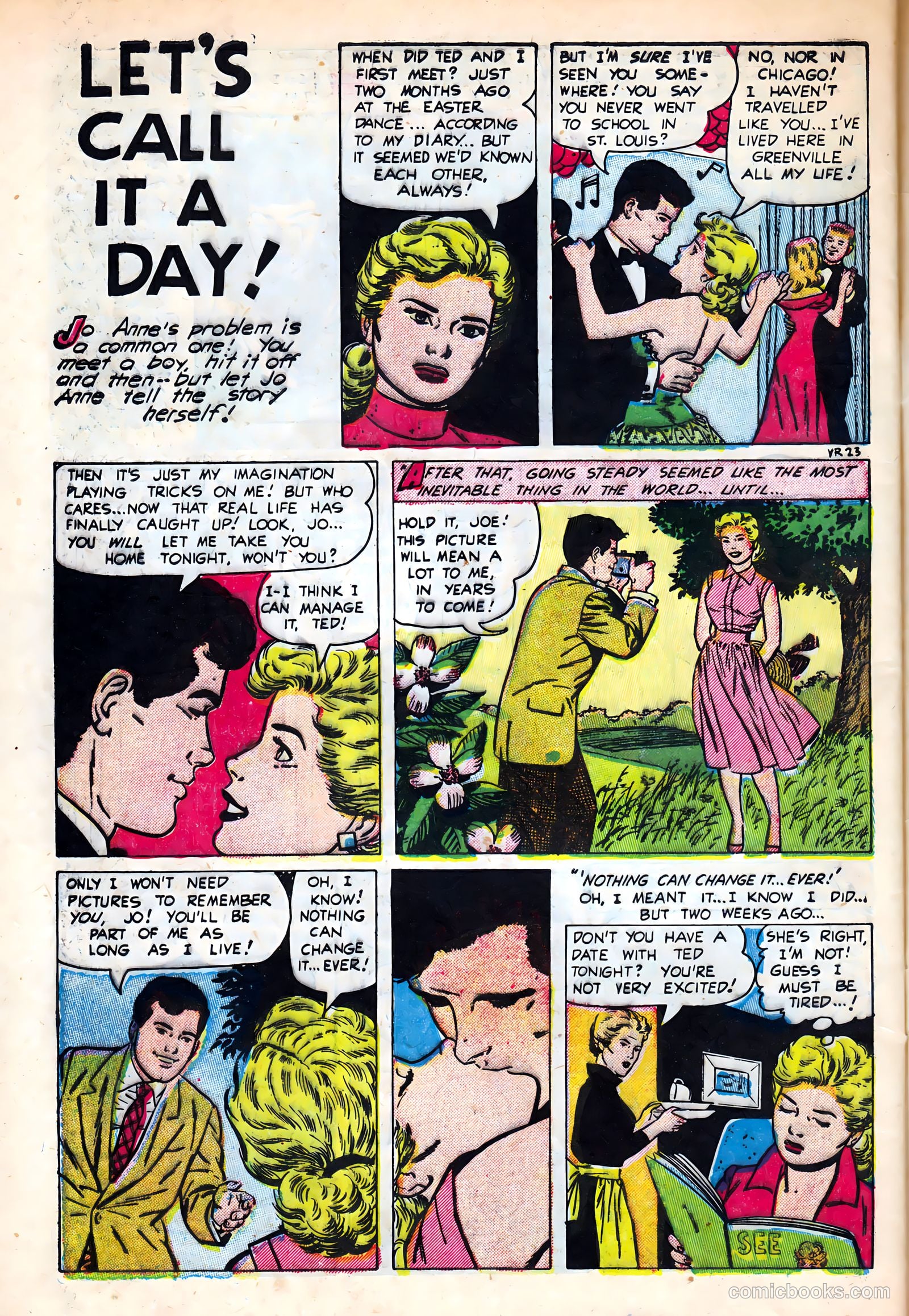 Intimate Love #28 (1954) — page 32 of 38