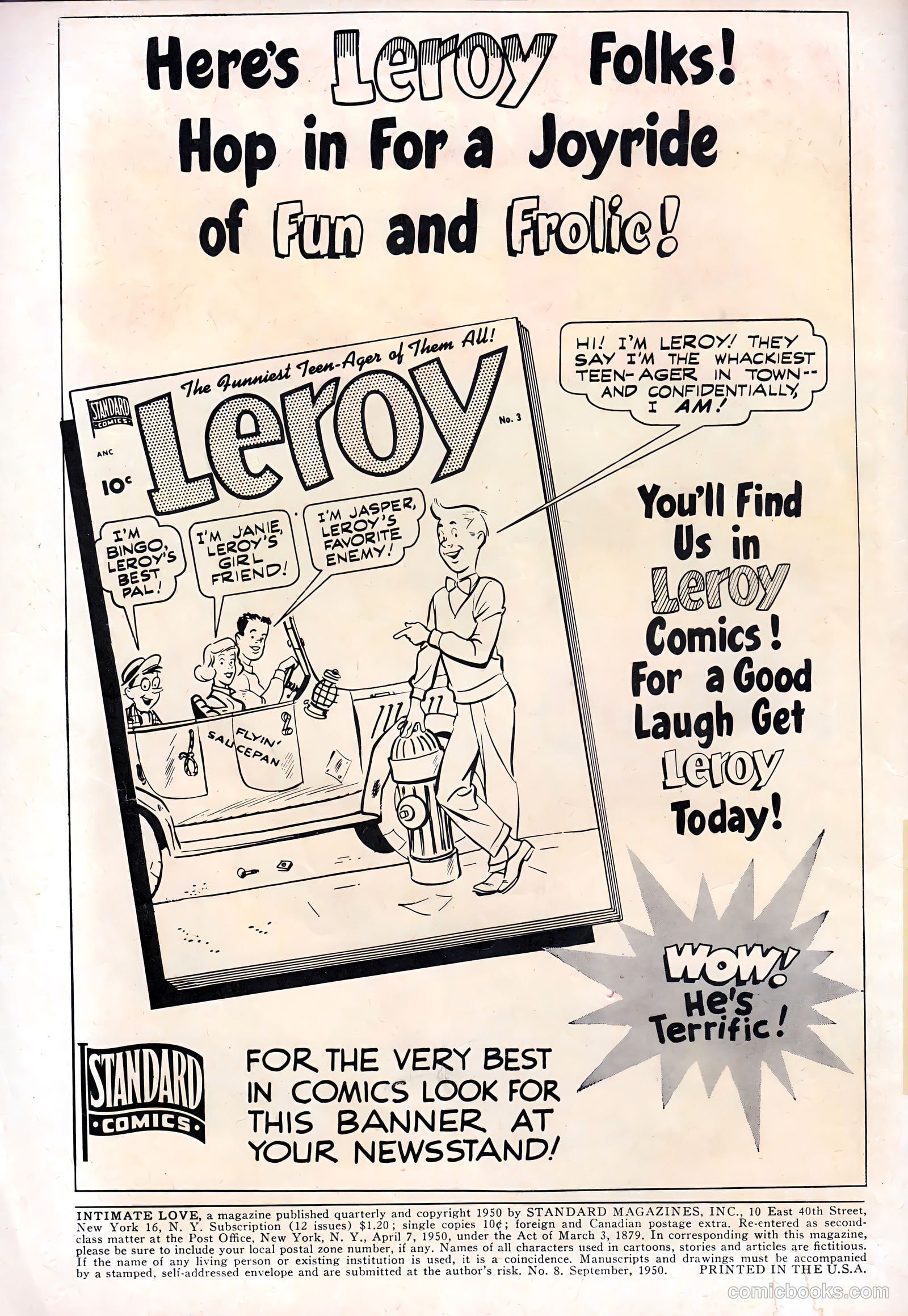 Intimate Love #8 (1950) — page 2 of 36
