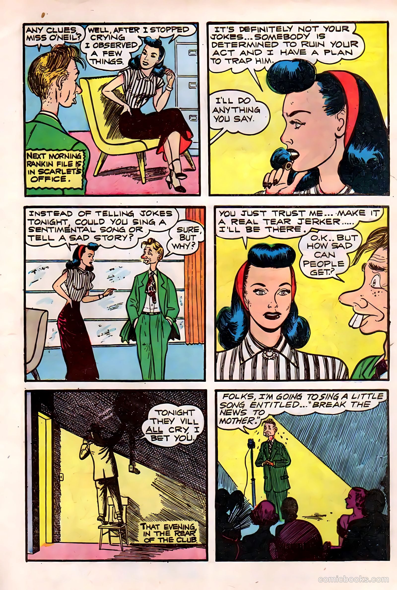 Invisible Scarlet O'Neil #1 (1950) — page 9 of 35