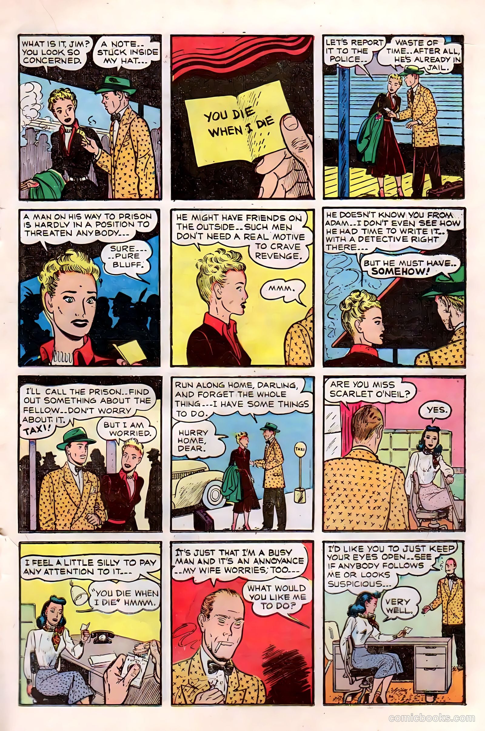 Invisible Scarlet O'Neil #1 (1950) — page 19 of 35