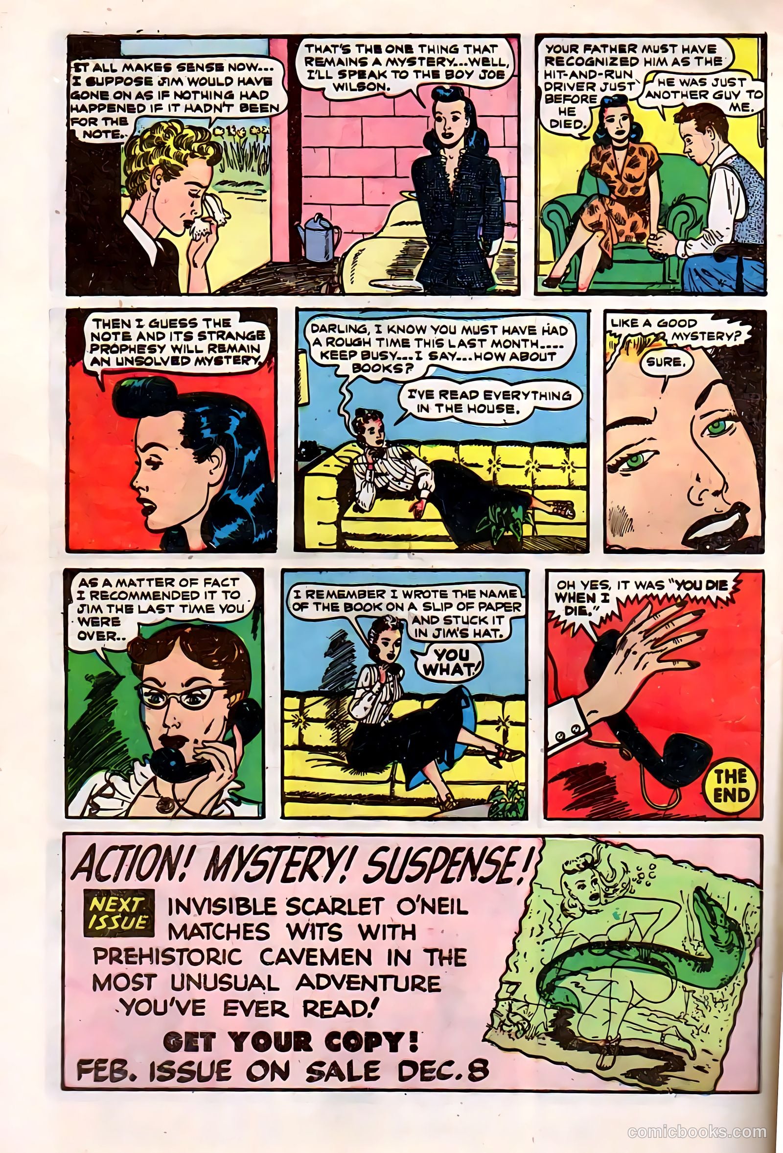Invisible Scarlet O'Neil #1 (1950) — page 28 of 35