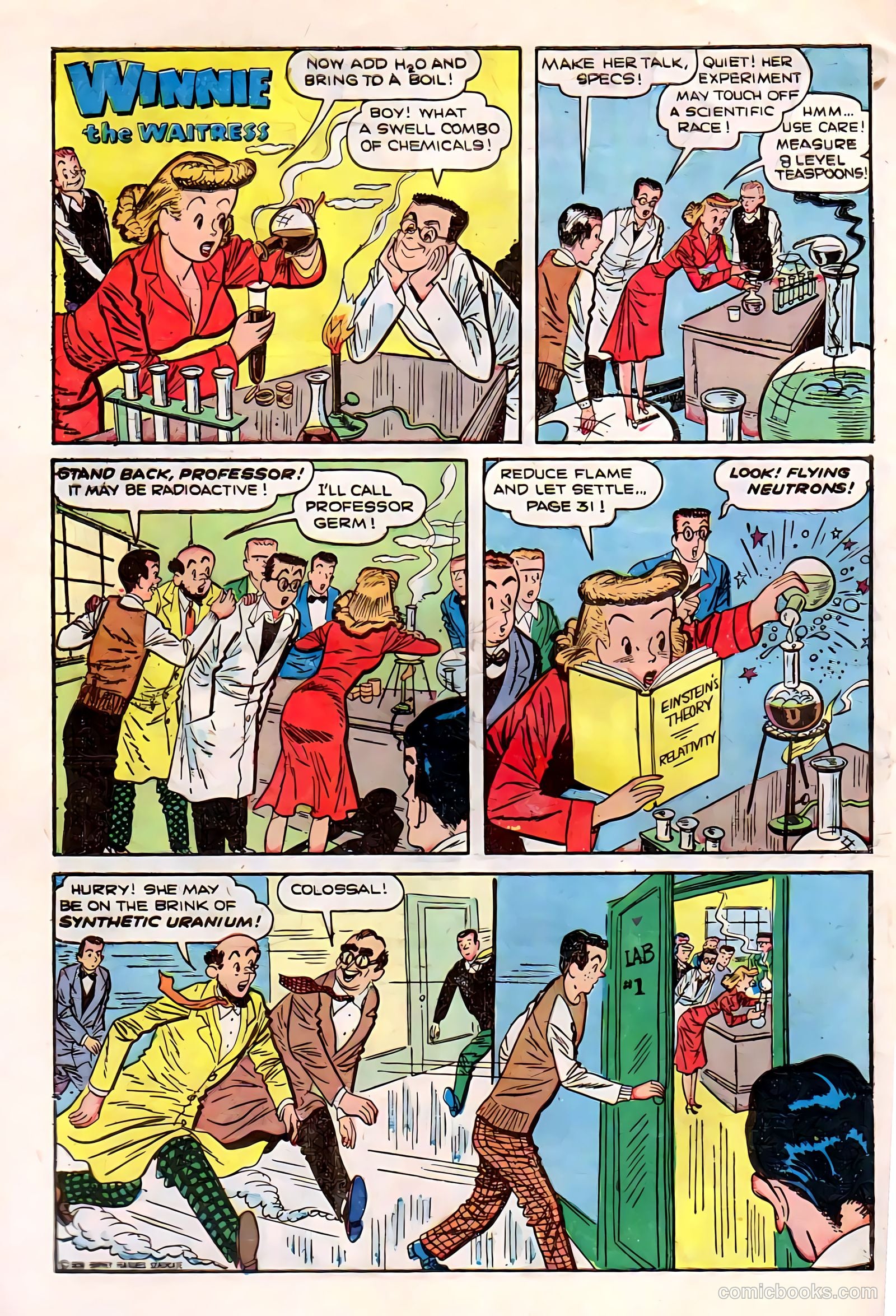 Invisible Scarlet O'Neil #1 (1950) — page 30 of 35