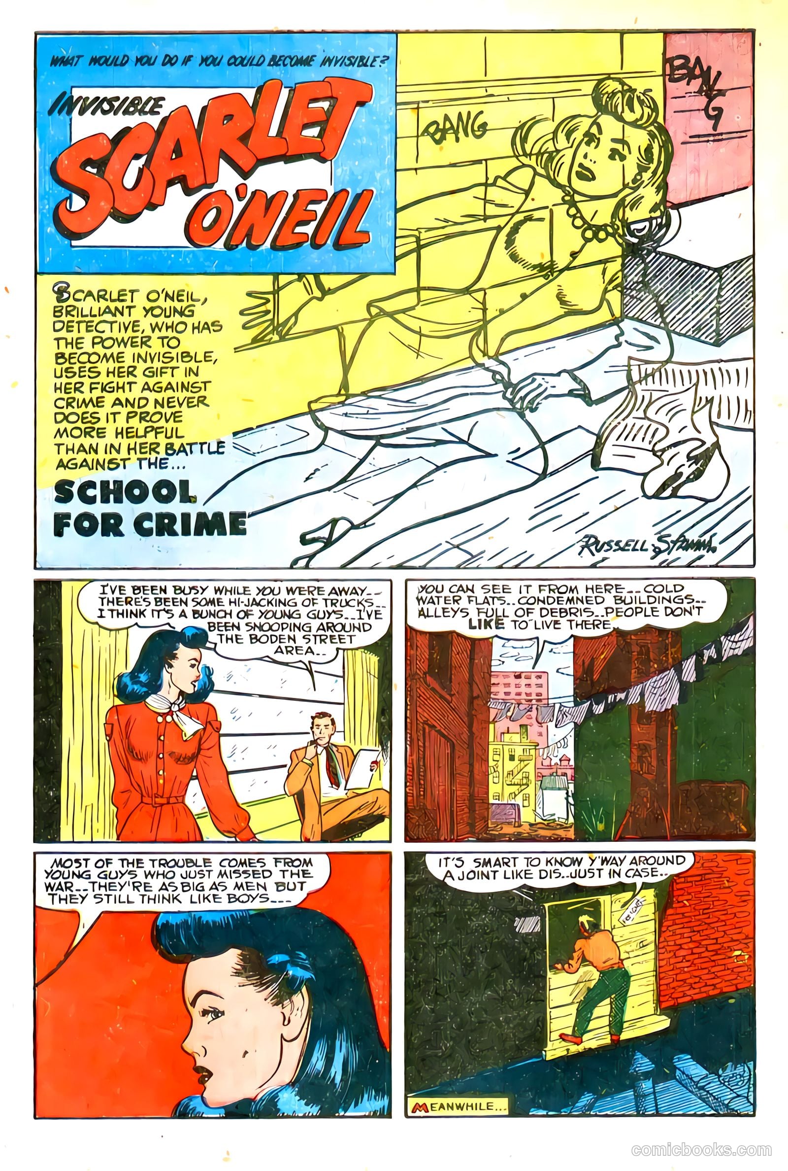Invisible Scarlet O'Neil #3 (1951) — page 3 of 32