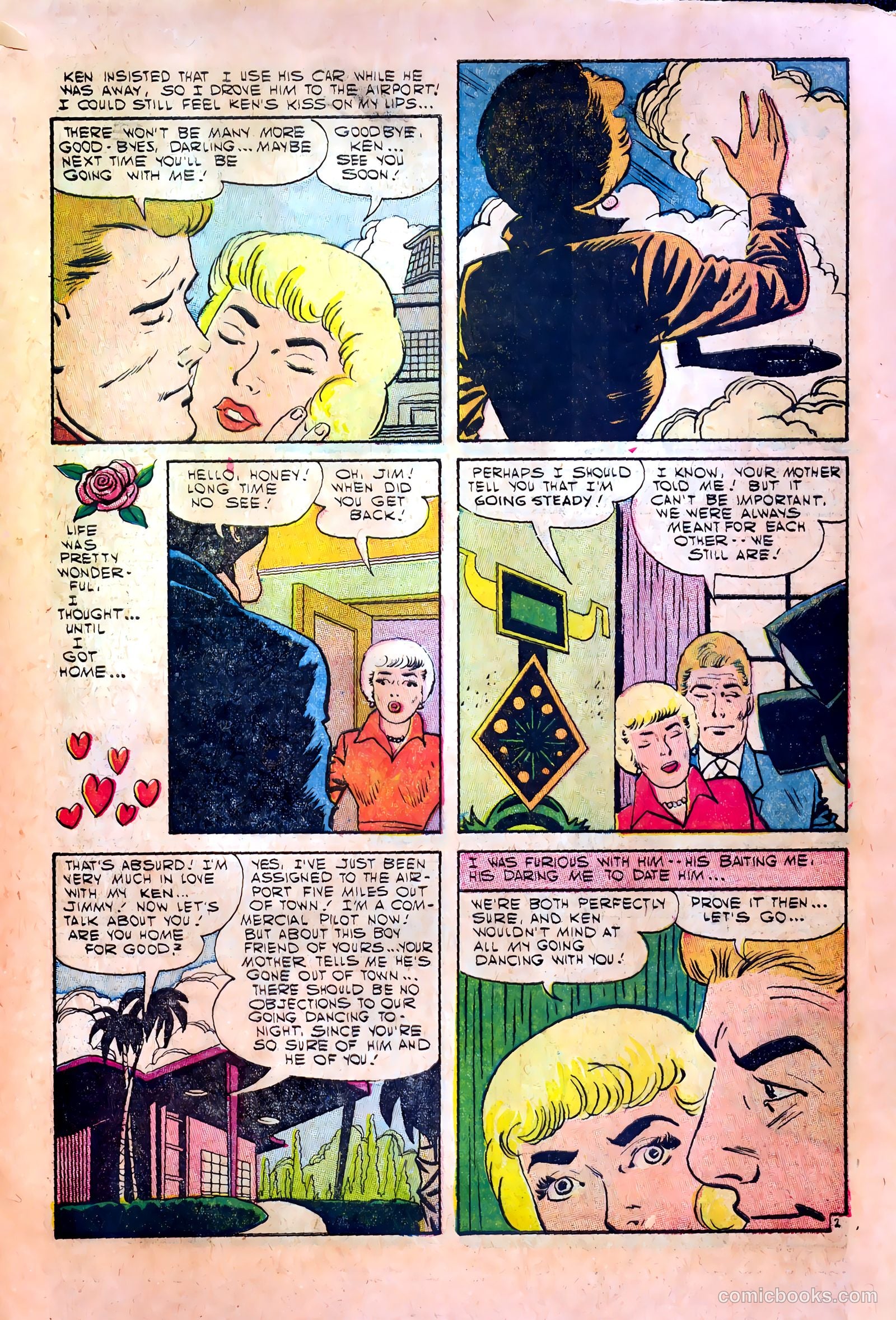 It's Love, Love, Love #1 (1957) — page 9 of 36