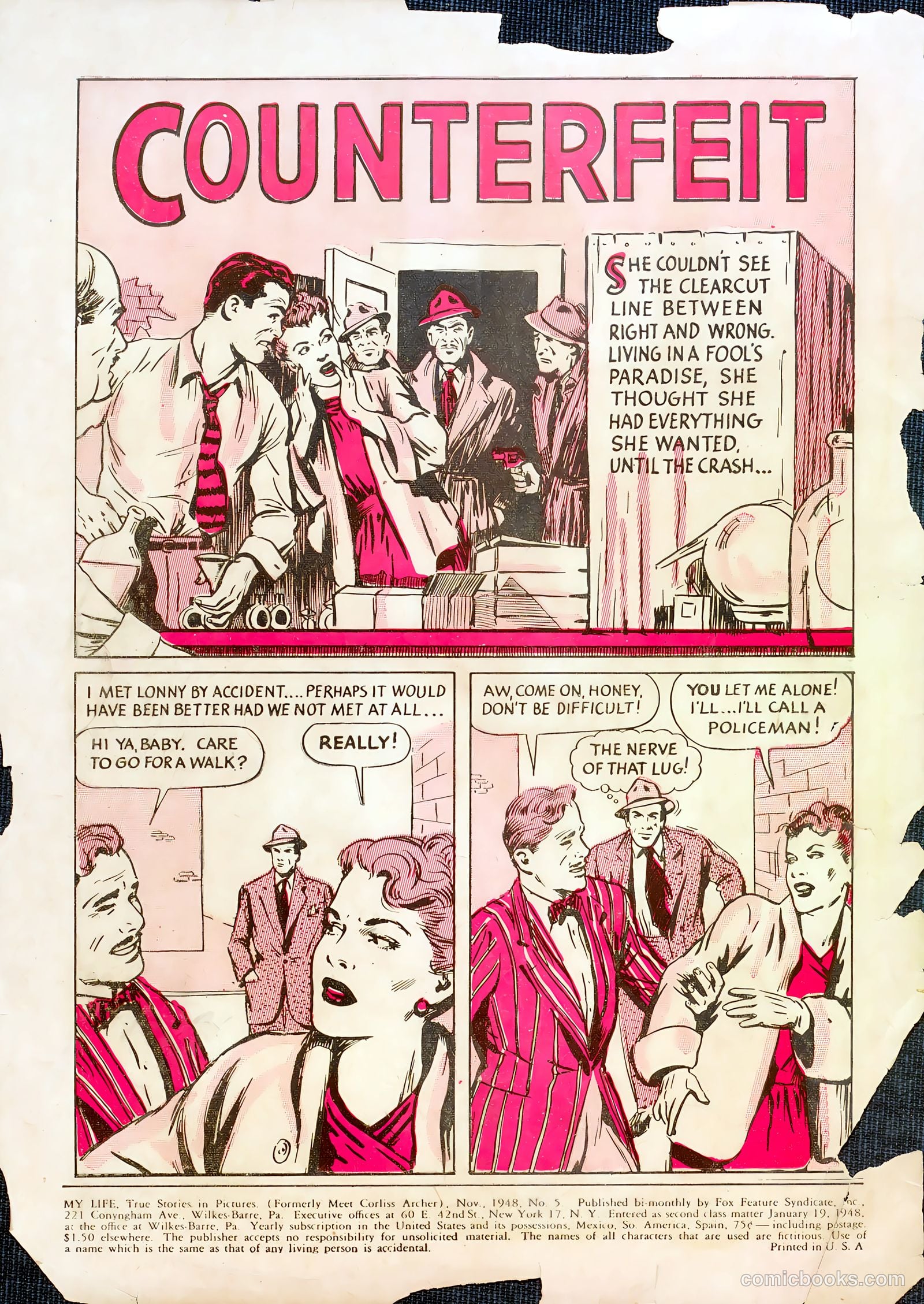 It's My Life #5 (1948) — page 3 of 37