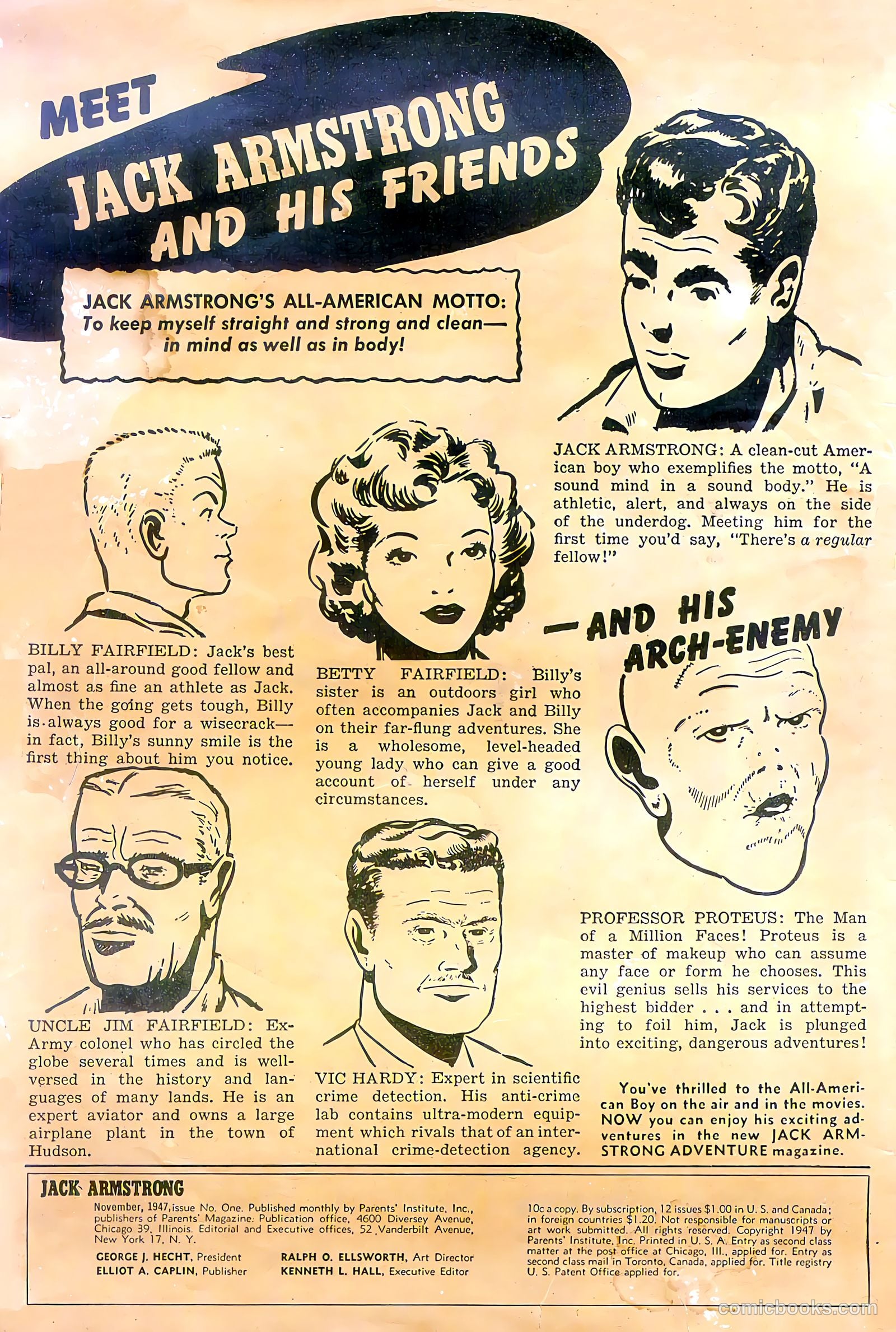Jack Armstrong #1 (1947) — page 3 of 52