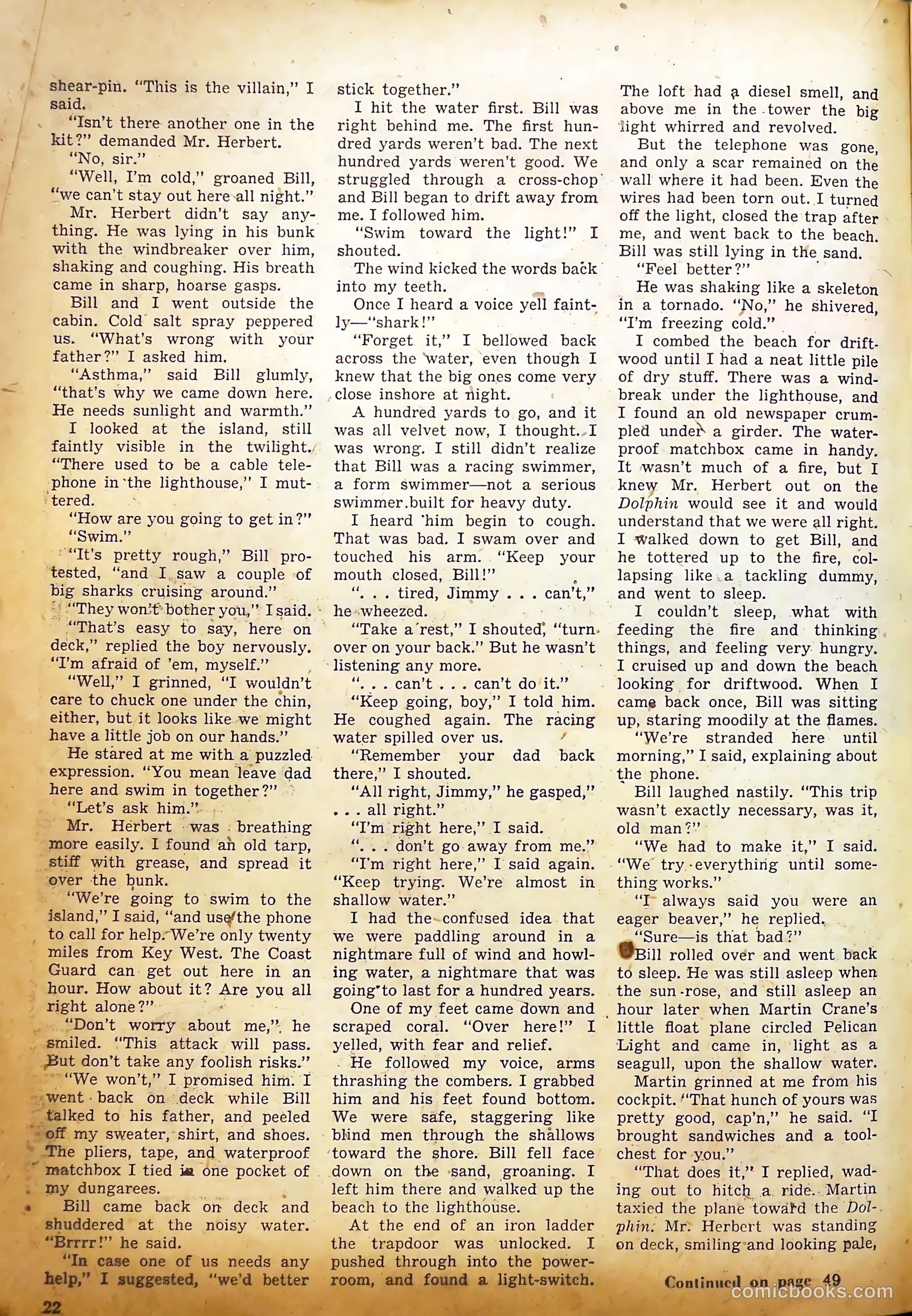 Jack Armstrong #10 (1949) — page 21 of 50