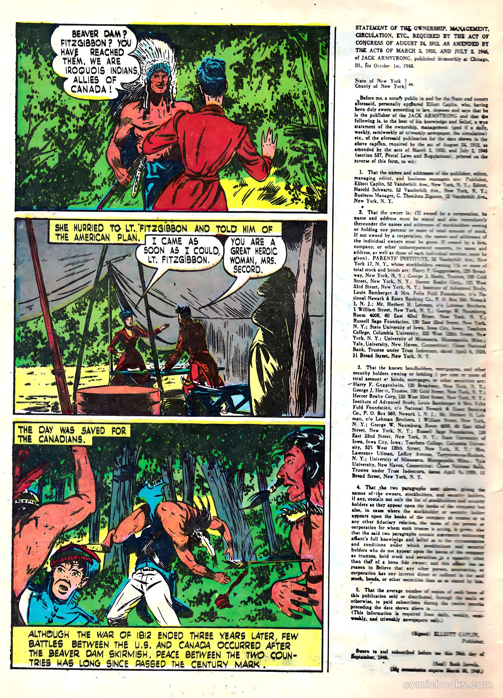 Jack Armstrong #12 (1949) — page 32 of 36