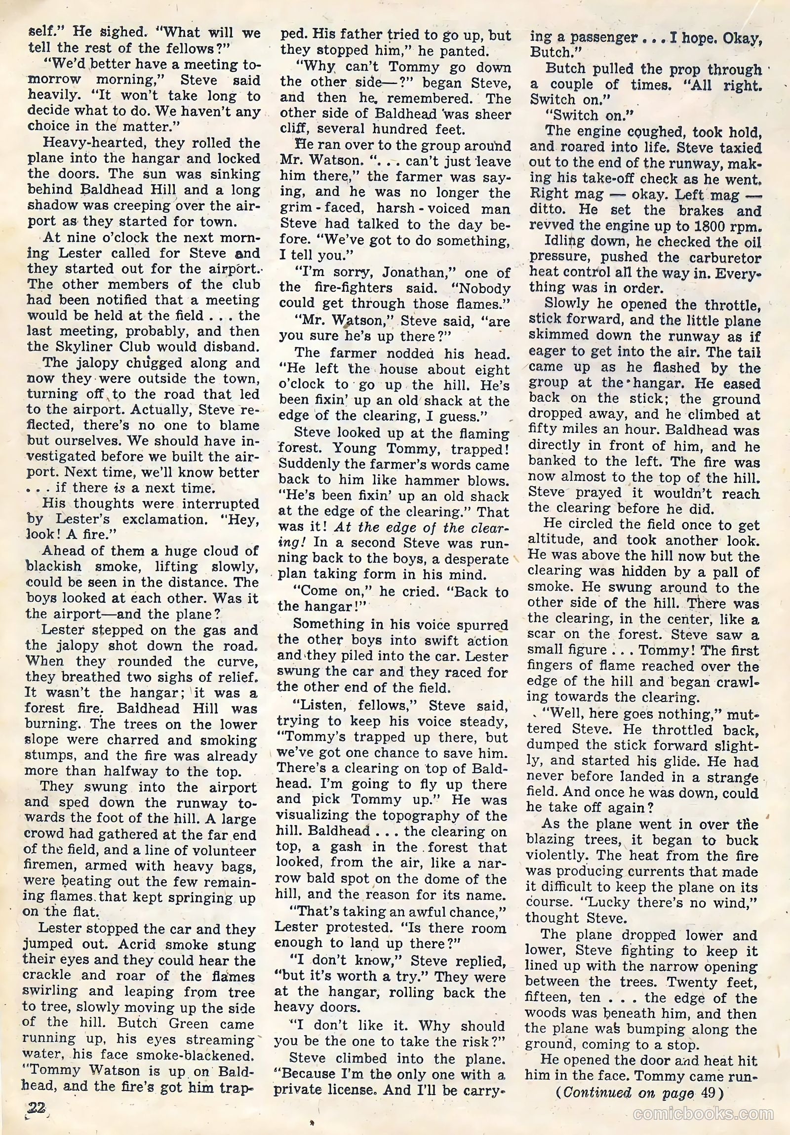 Jack Armstrong #8 (1948) — page 22 of 52