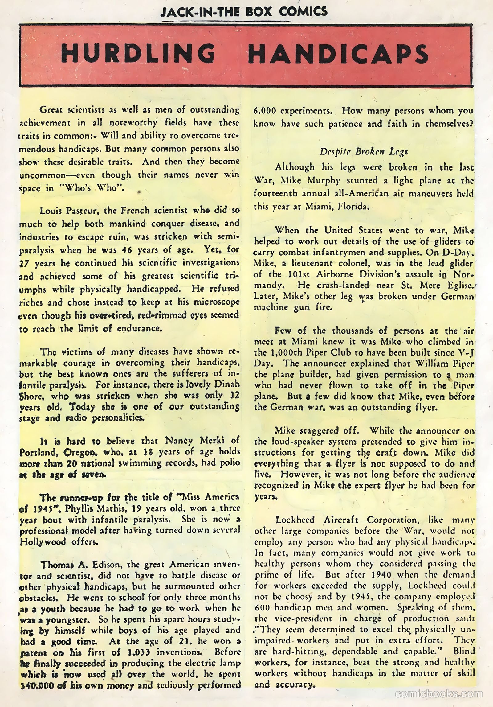 Jack-in-the-Box Comics #12 (1946) — page 16 of 51