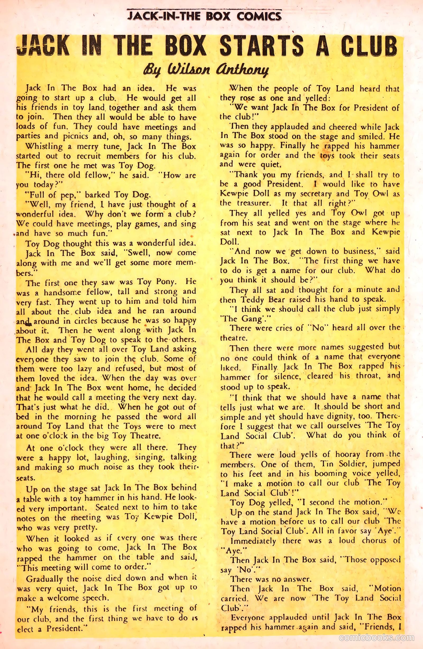 Jack-in-the-Box Comics #13 (1947) — page 19 of 37