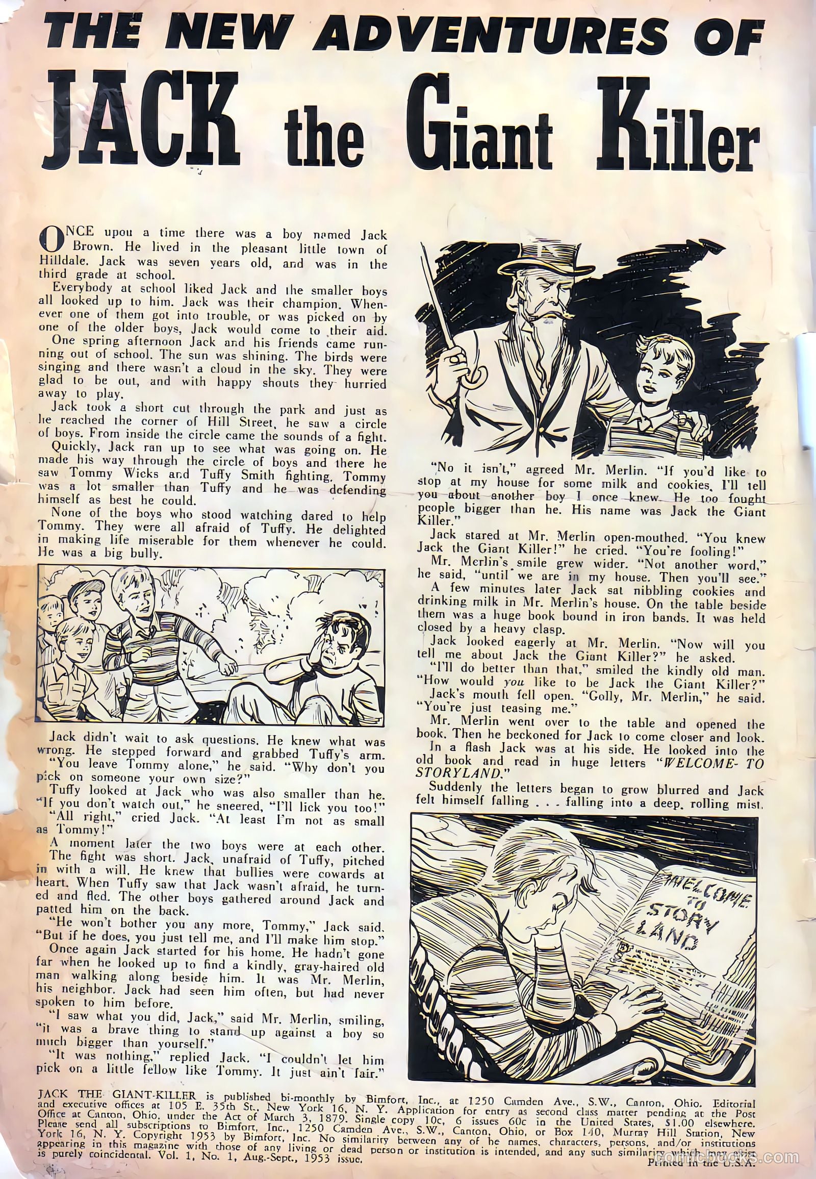 Jack the Giant Killer #1 (1953) — page 2 of 36