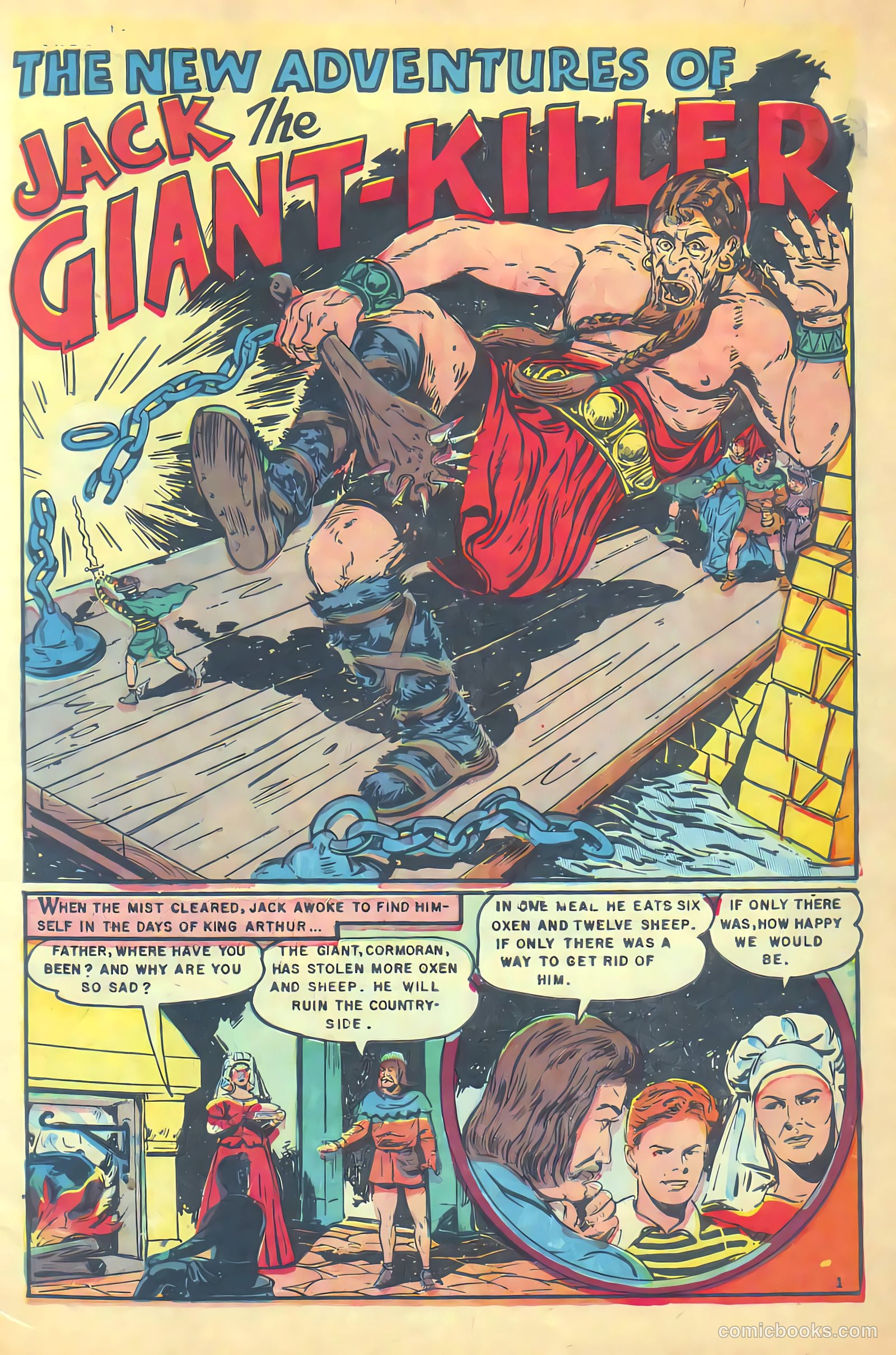 Jack the Giant Killer #1 (1953) — page 3 of 36