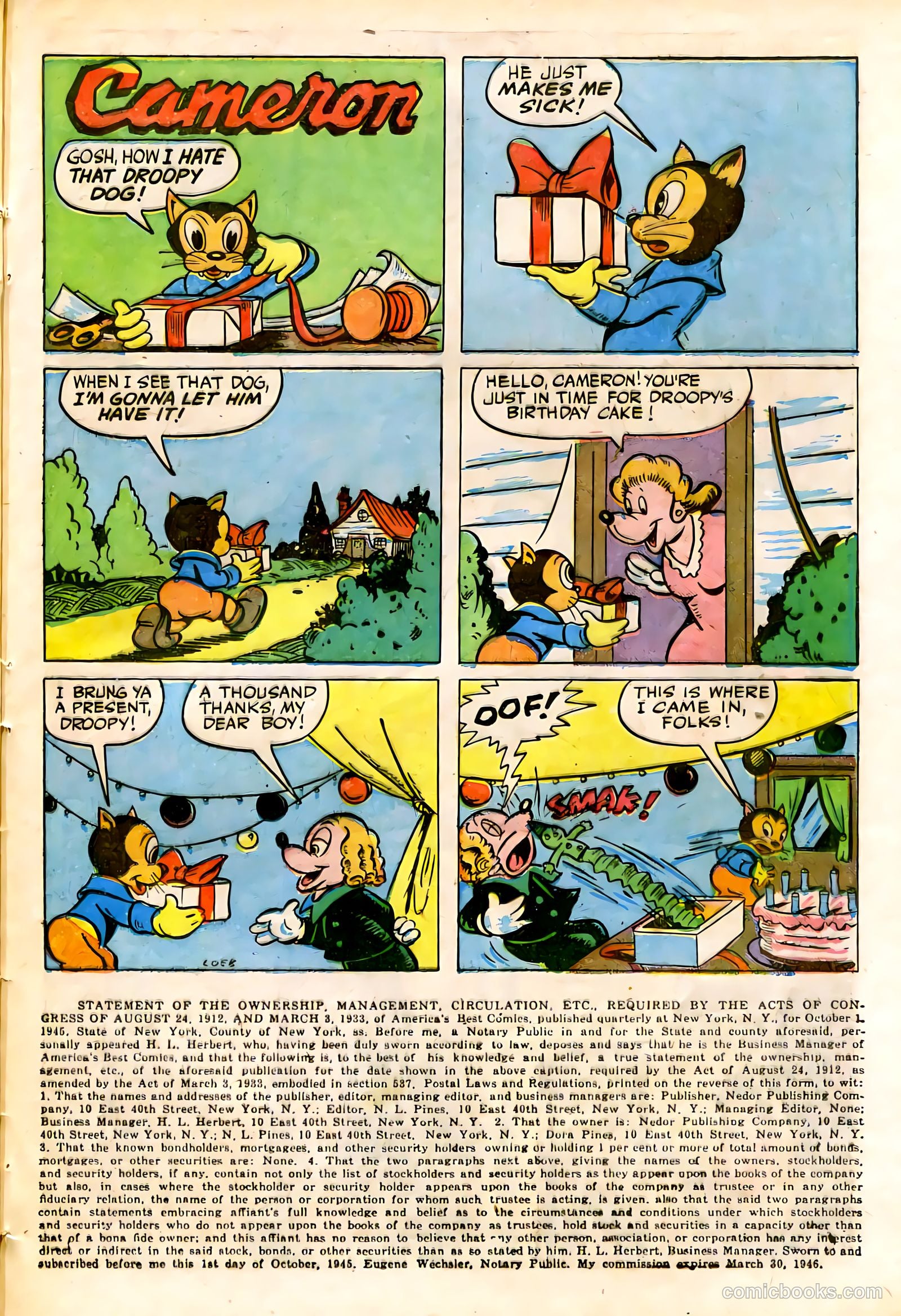 America's Best Comics #17 (1946) — page 37 of 52