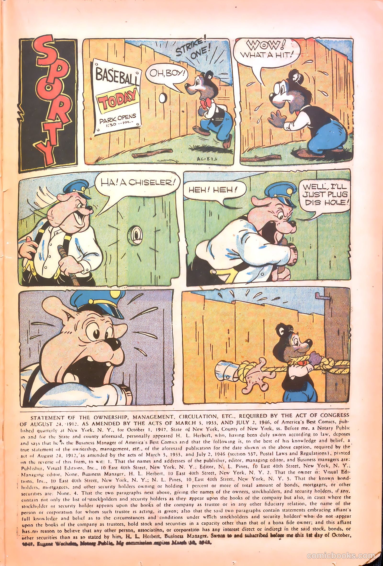 America's Best Comics #25 (1948) — page 35 of 50