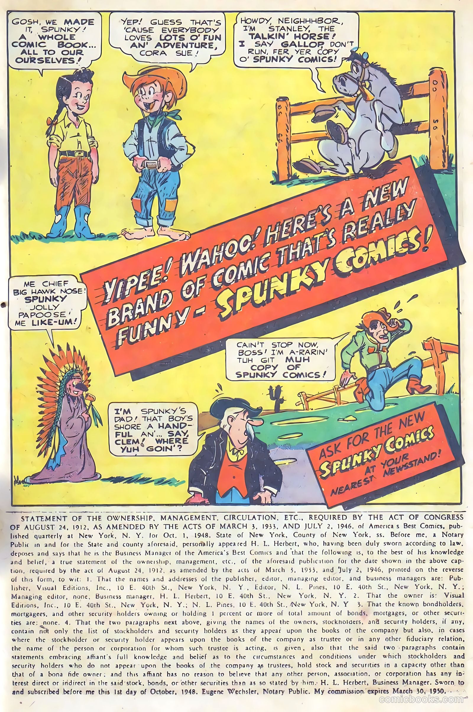 America's Best Comics #30 (1949) — page 21 of 36