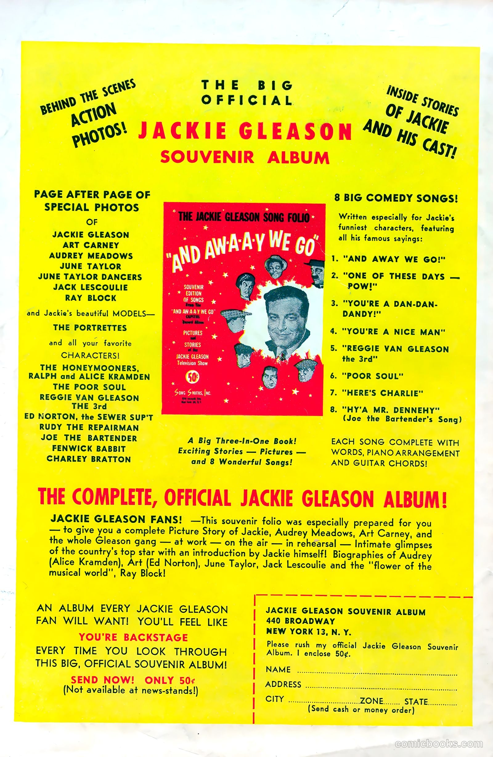 Jackie Gleason #1 (1955) — page 35 of 35