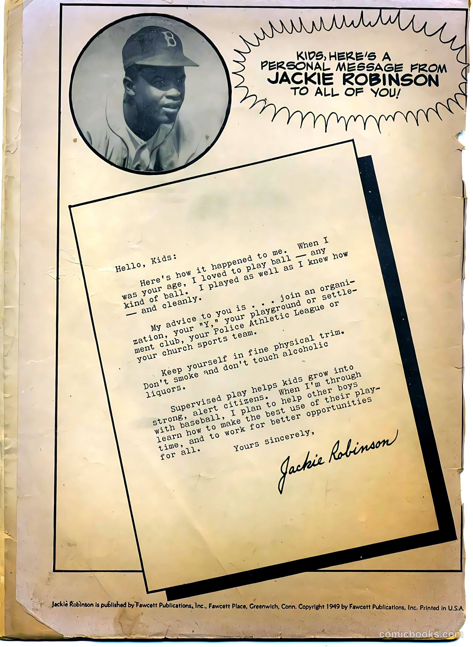 Jackie Robinson #1 (1949) — page 3 of 37