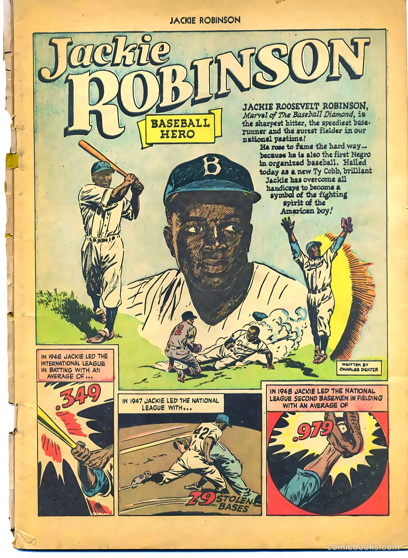 Jackie Robinson #1 (1949) — page 4 of 37