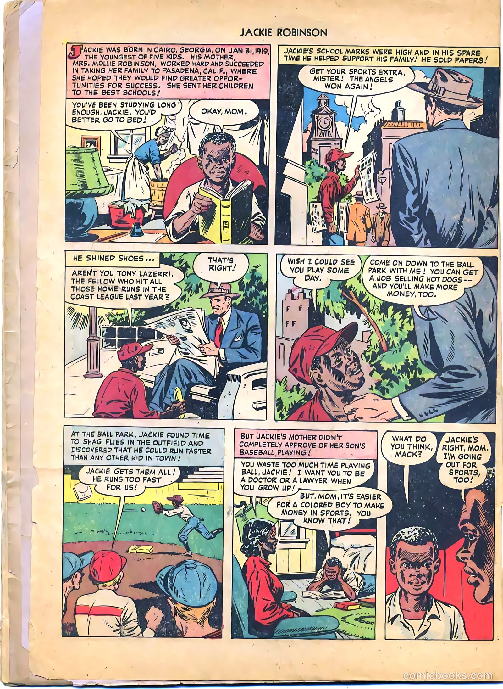 Jackie Robinson #1 (1949) — page 5 of 37