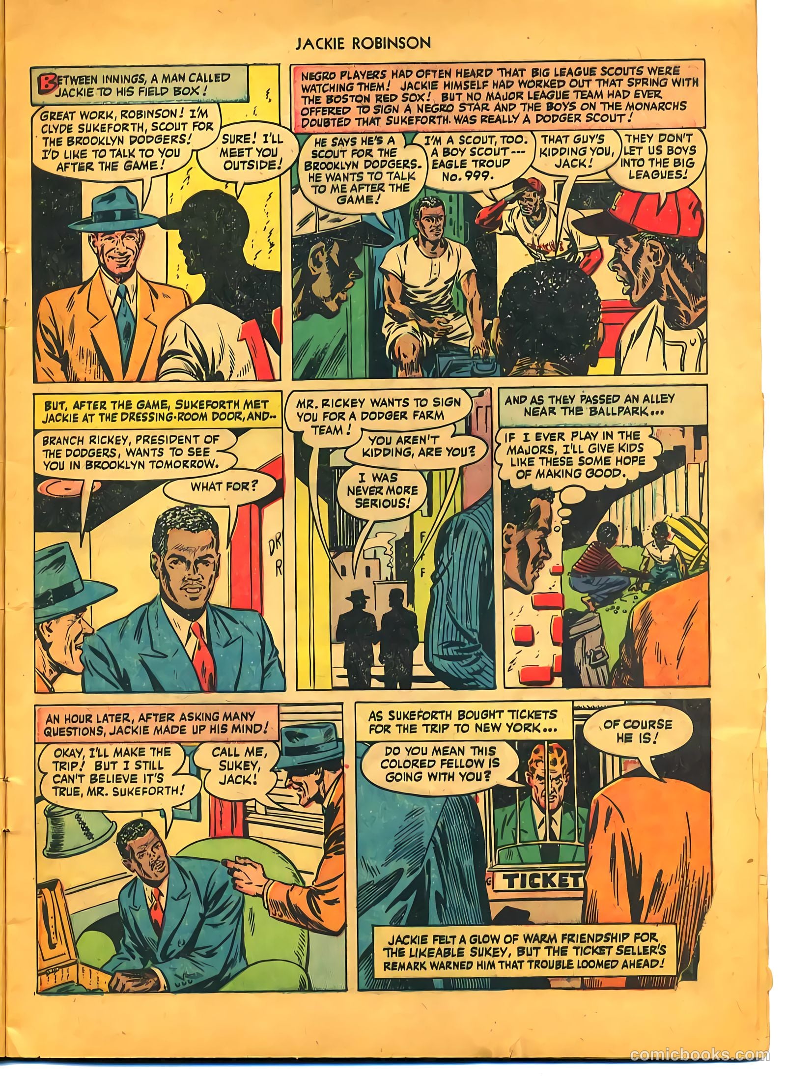 Jackie Robinson #1 (1949) — page 10 of 37