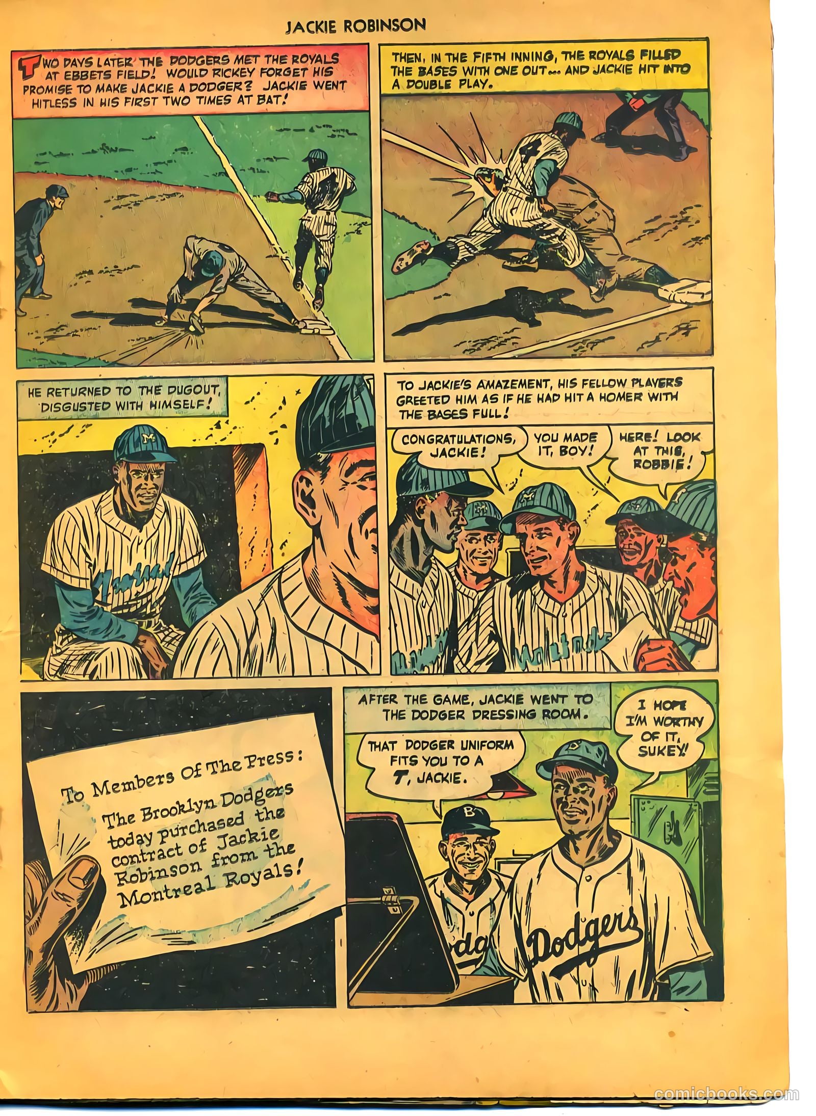 Jackie Robinson #1 (1949) — page 20 of 37