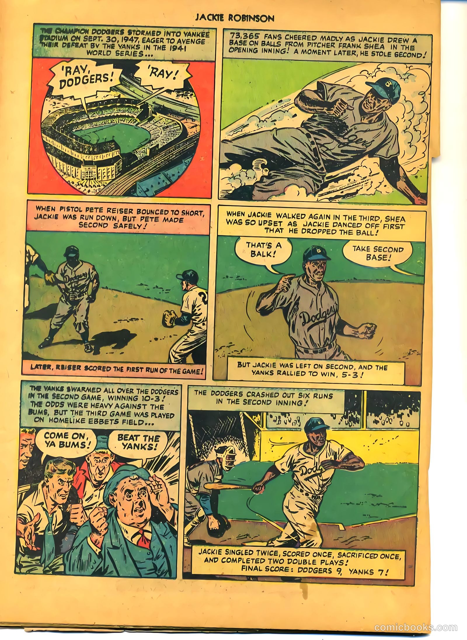 Jackie Robinson #1 (1949) — page 27 of 37