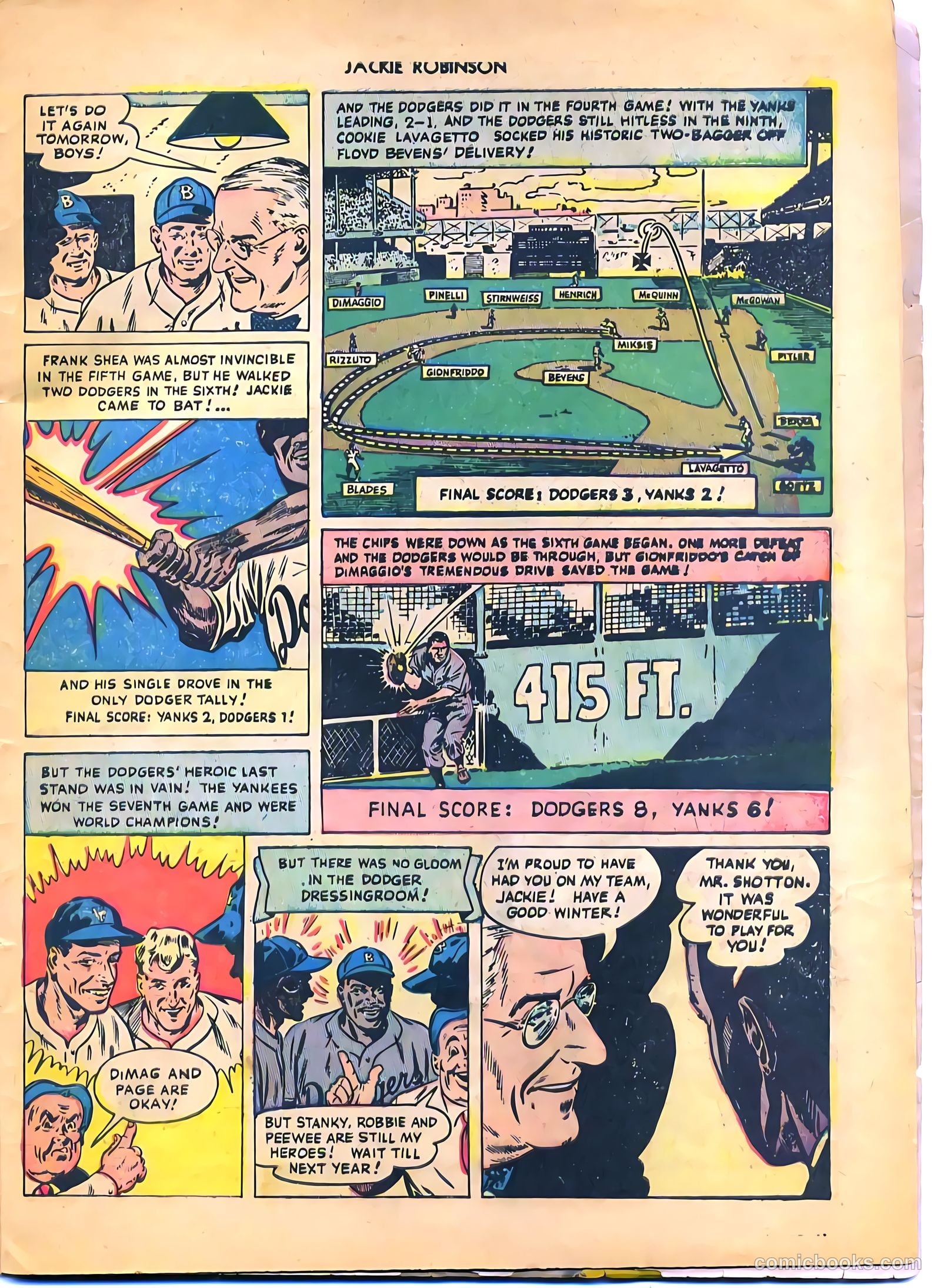 Jackie Robinson #1 (1949) — page 28 of 37