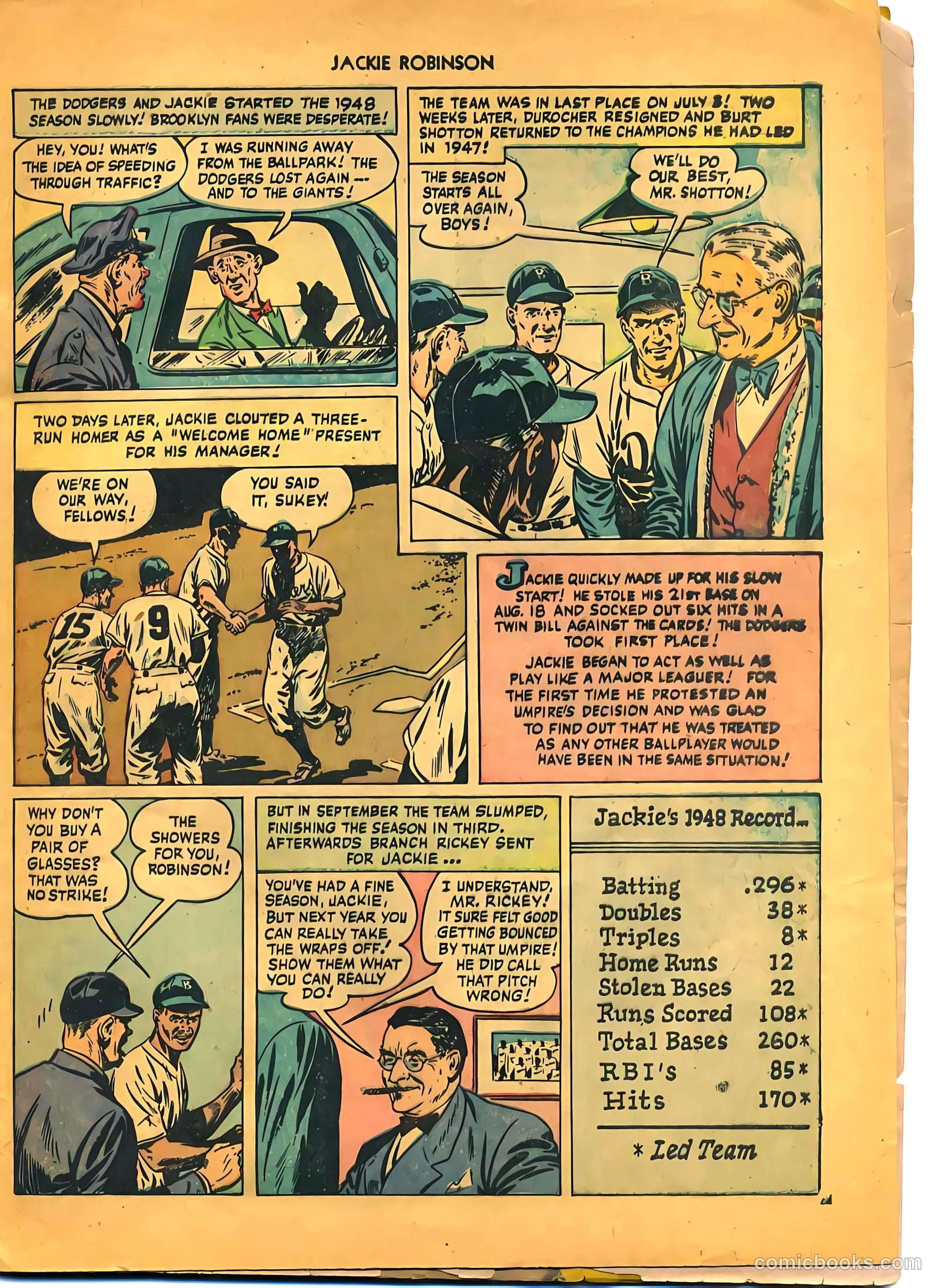 Jackie Robinson #1 (1949) — page 30 of 37