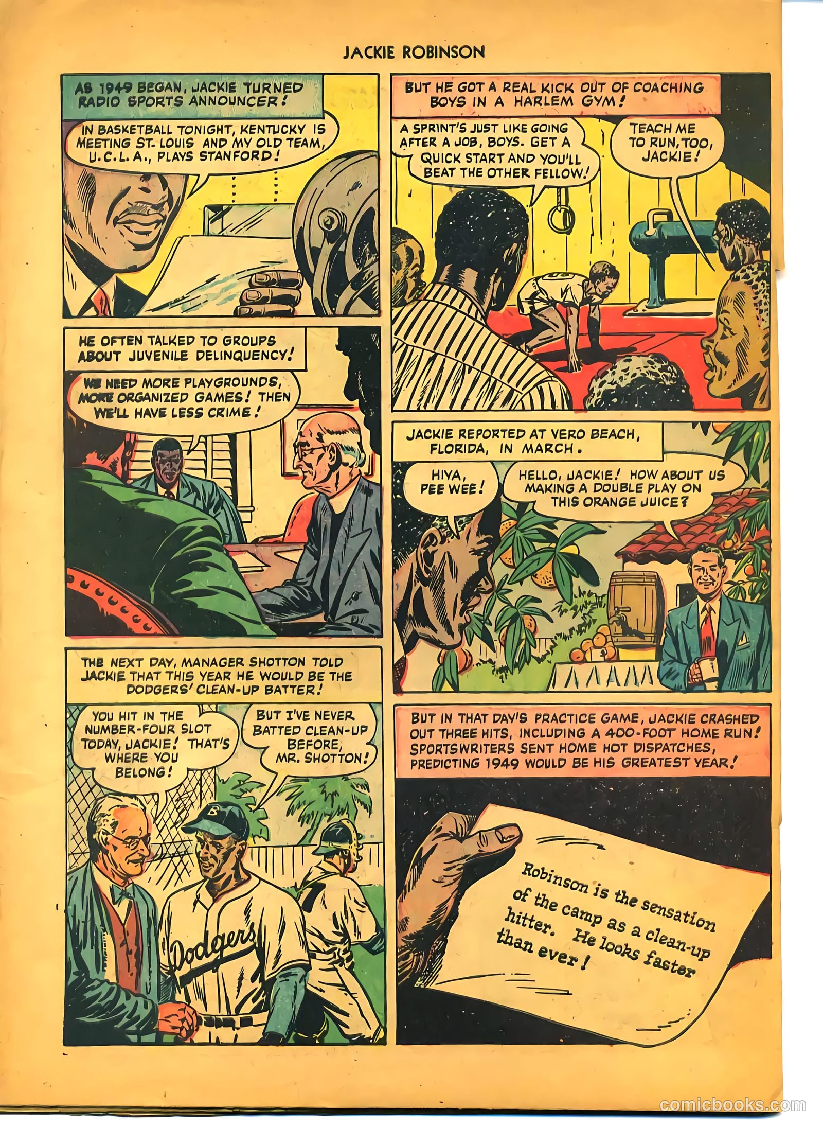 Jackie Robinson #1 (1949) — page 31 of 37